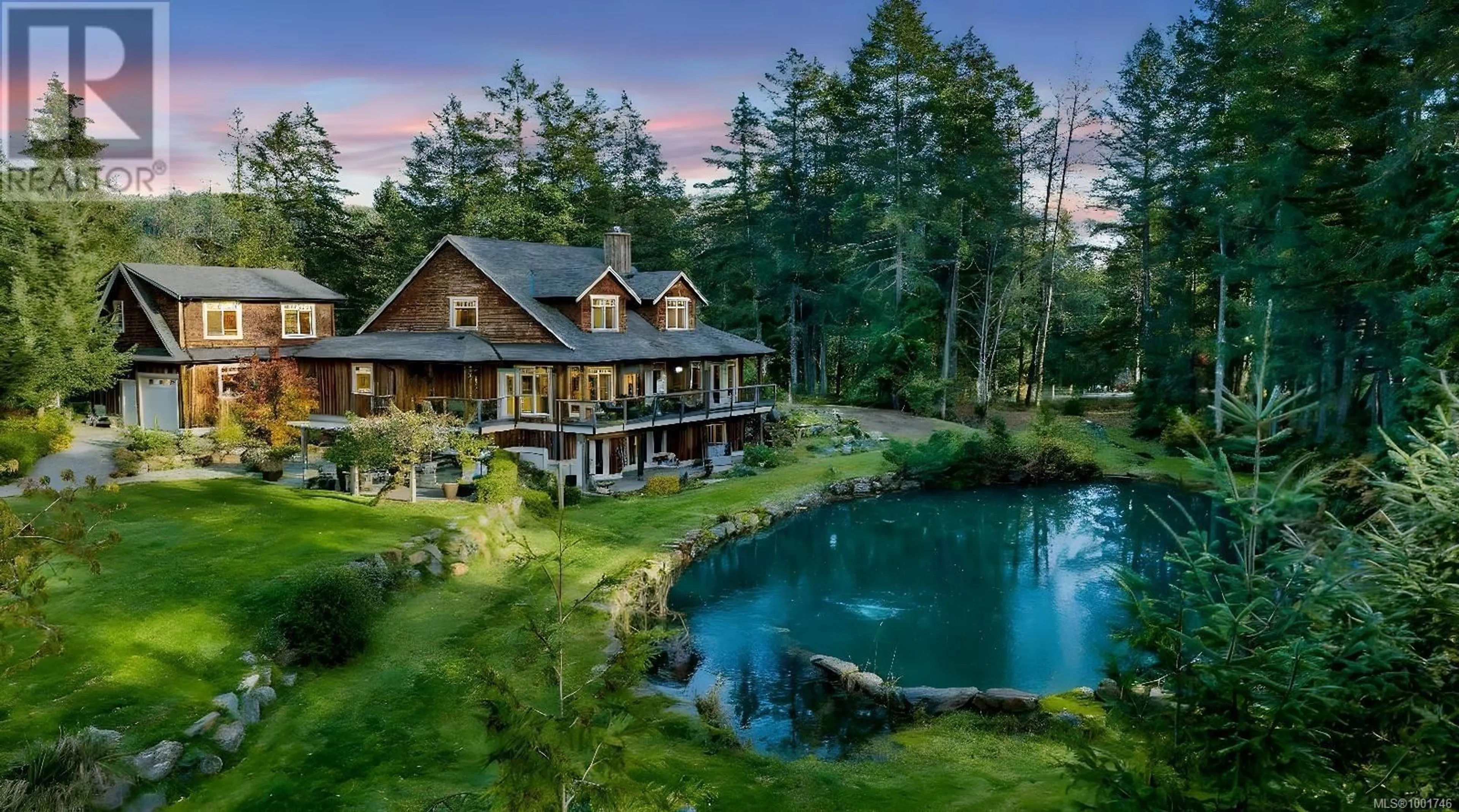 A pic from outside/outdoor area/front of a property/back of a property/a pic from drone, water/lake/river/ocean view for 7338 WALTON MOUNTAIN ROAD, Duncan British Columbia V9L5W8