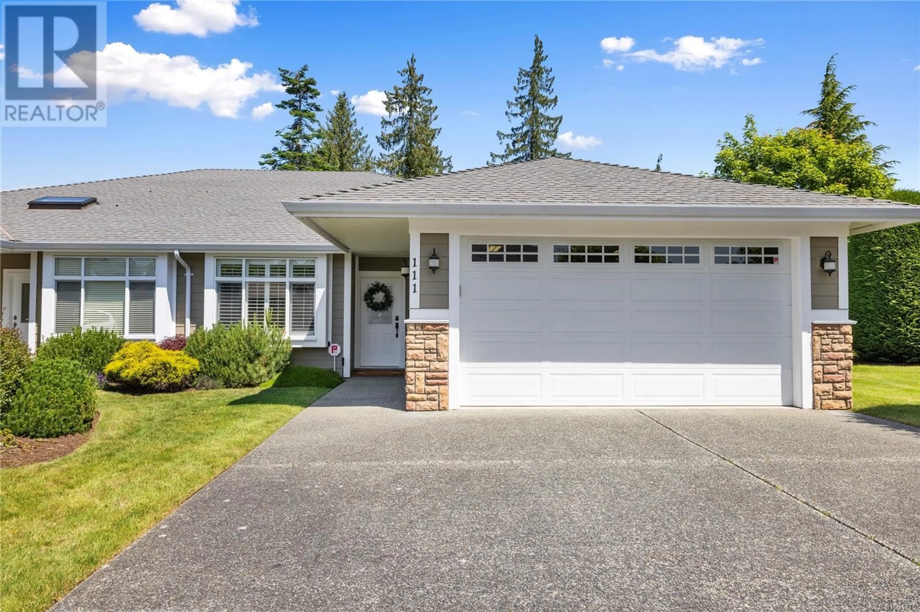 Home with vinyl exterior material, street for 111 - 730 BARCLAY CRESCENT, French Creek British Columbia V9P2Z3
