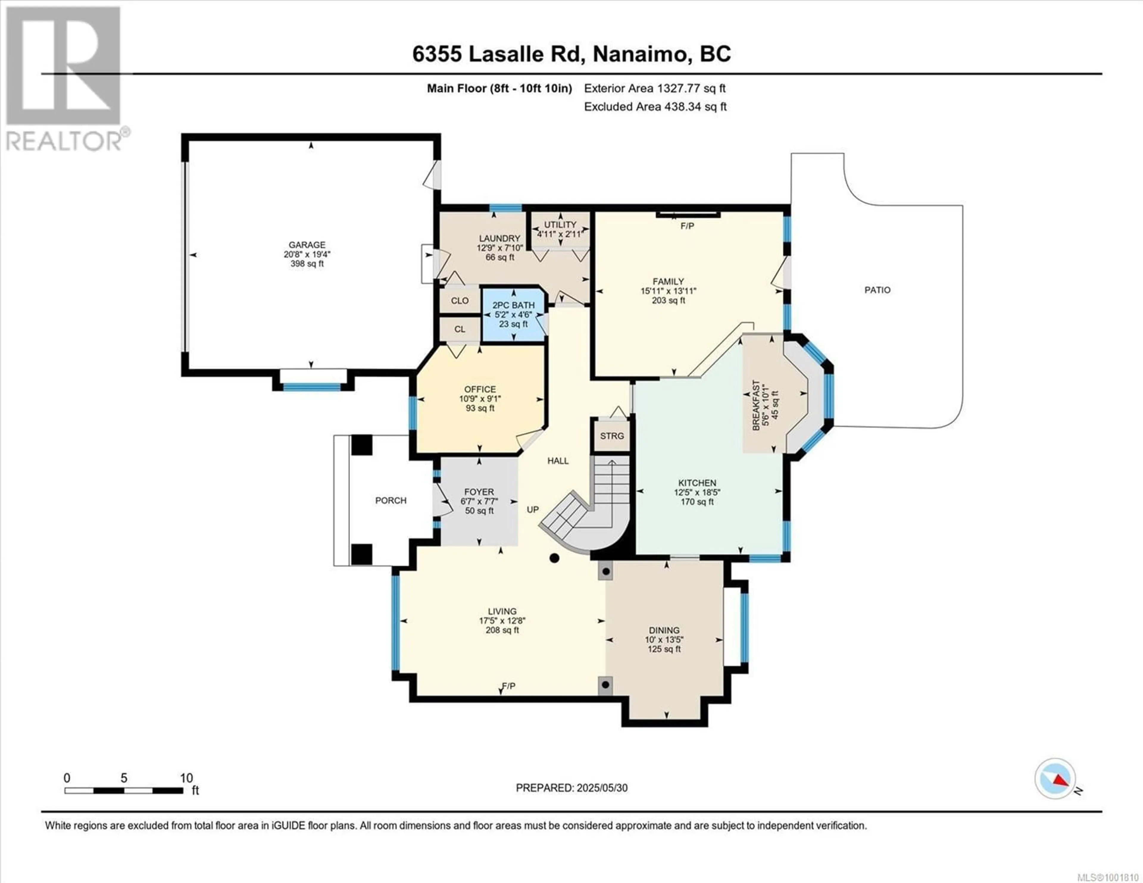 Floor plan for 6355 LASALLE ROAD, Nanaimo British Columbia V9V1N6