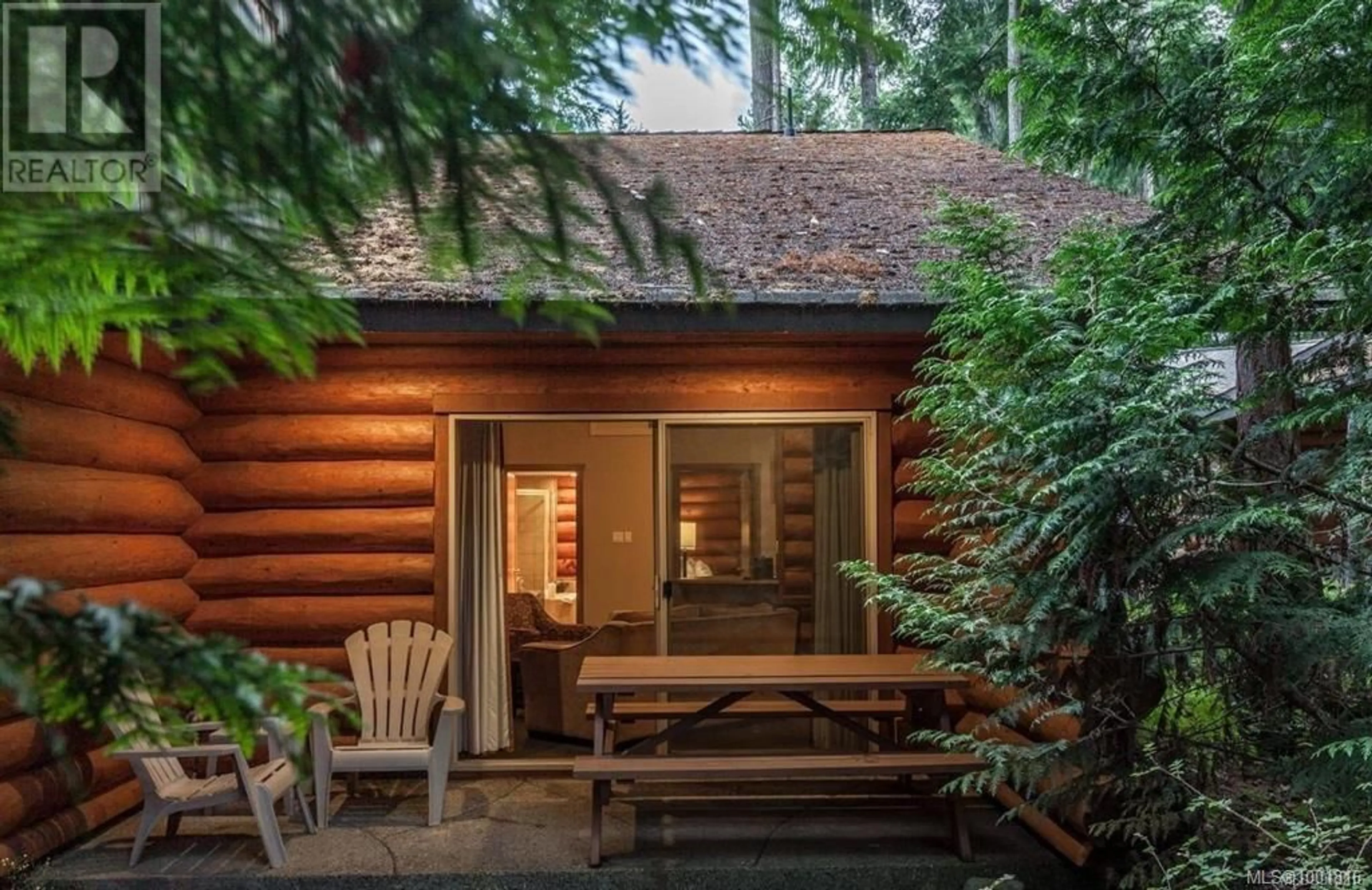 Patio, forest/trees view for 519 - 1155 RESORT DRIVE, Parksville British Columbia V9P2G6