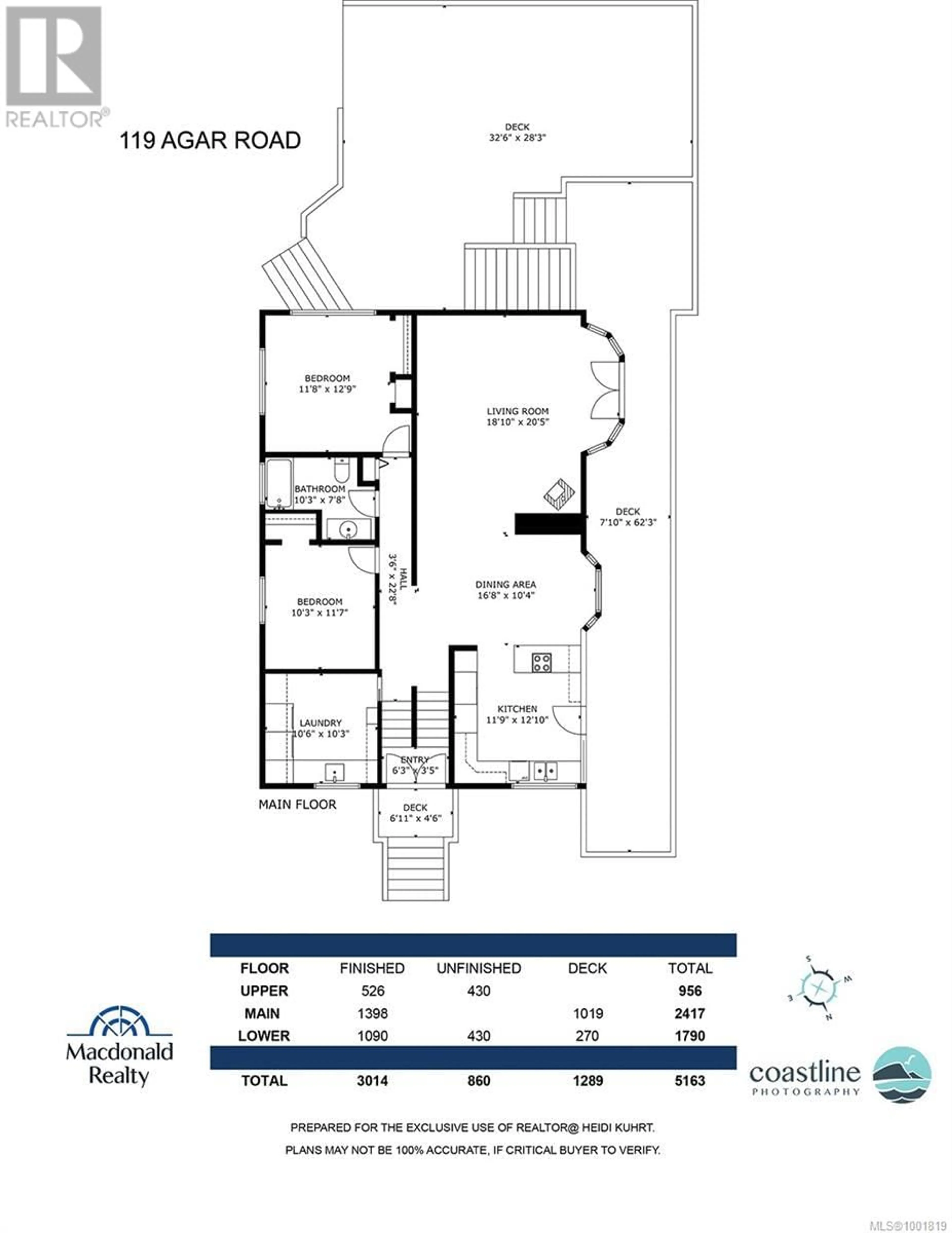 Floor plan for 119 AGAR ROAD, Salt Spring British Columbia V8K1J7