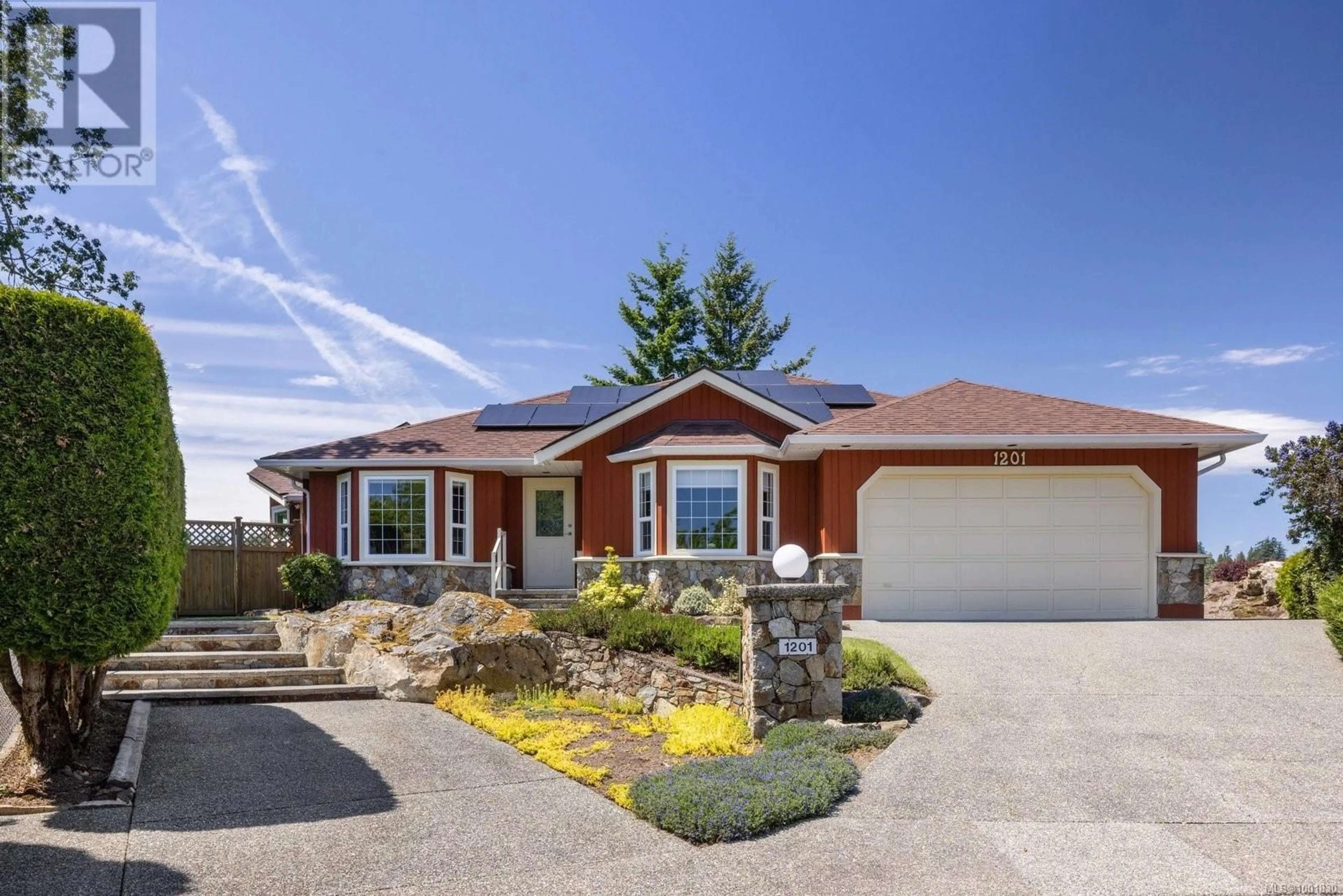 Home with brick exterior material, street for 1201 ELLIOT COURT, Saanich British Columbia V8Y3E4