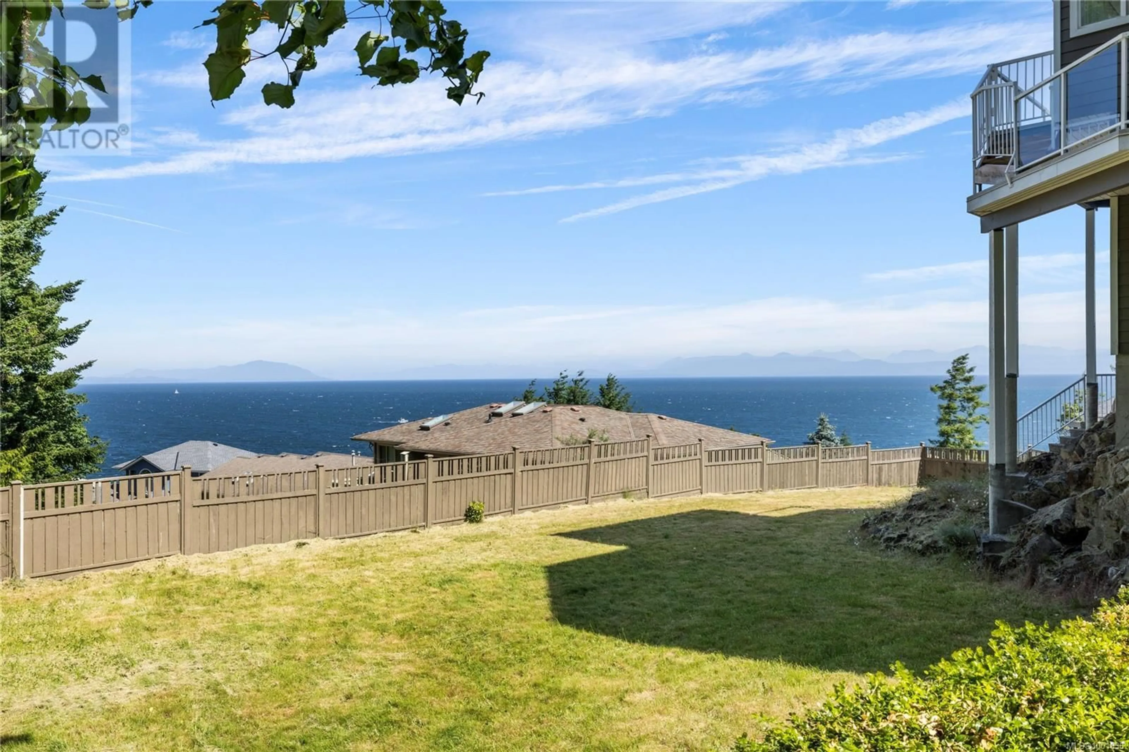 A pic from outside/outdoor area/front of a property/back of a property/a pic from drone, water/lake/river/ocean view for 4917 FINNERTY CRESCENT, Nanaimo British Columbia V9V1K1