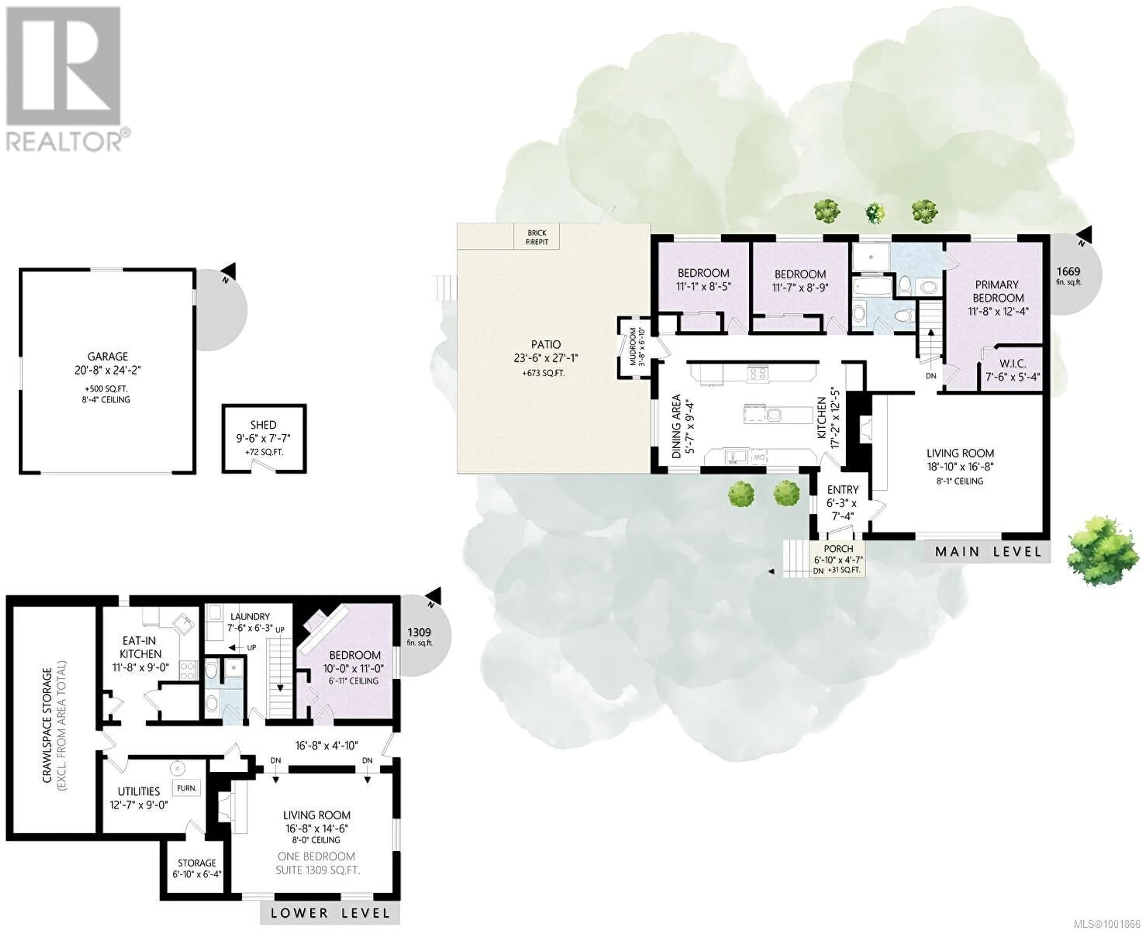 Floor plan for 4228 WESTERVELT PLACE, Saanich British Columbia V8X4W5