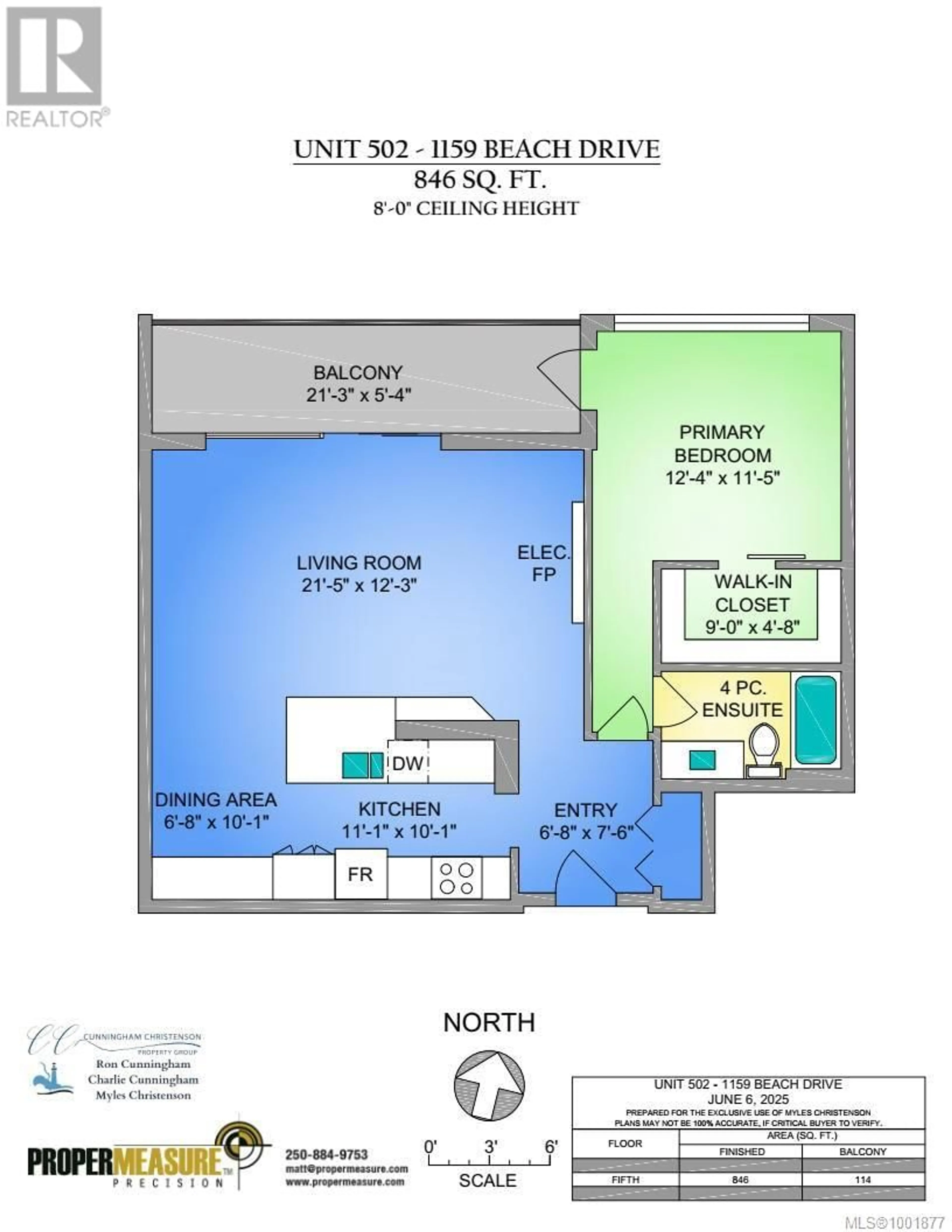 Floor plan for 502 - 1159 BEACH DRIVE, Oak Bay British Columbia V8S2N2