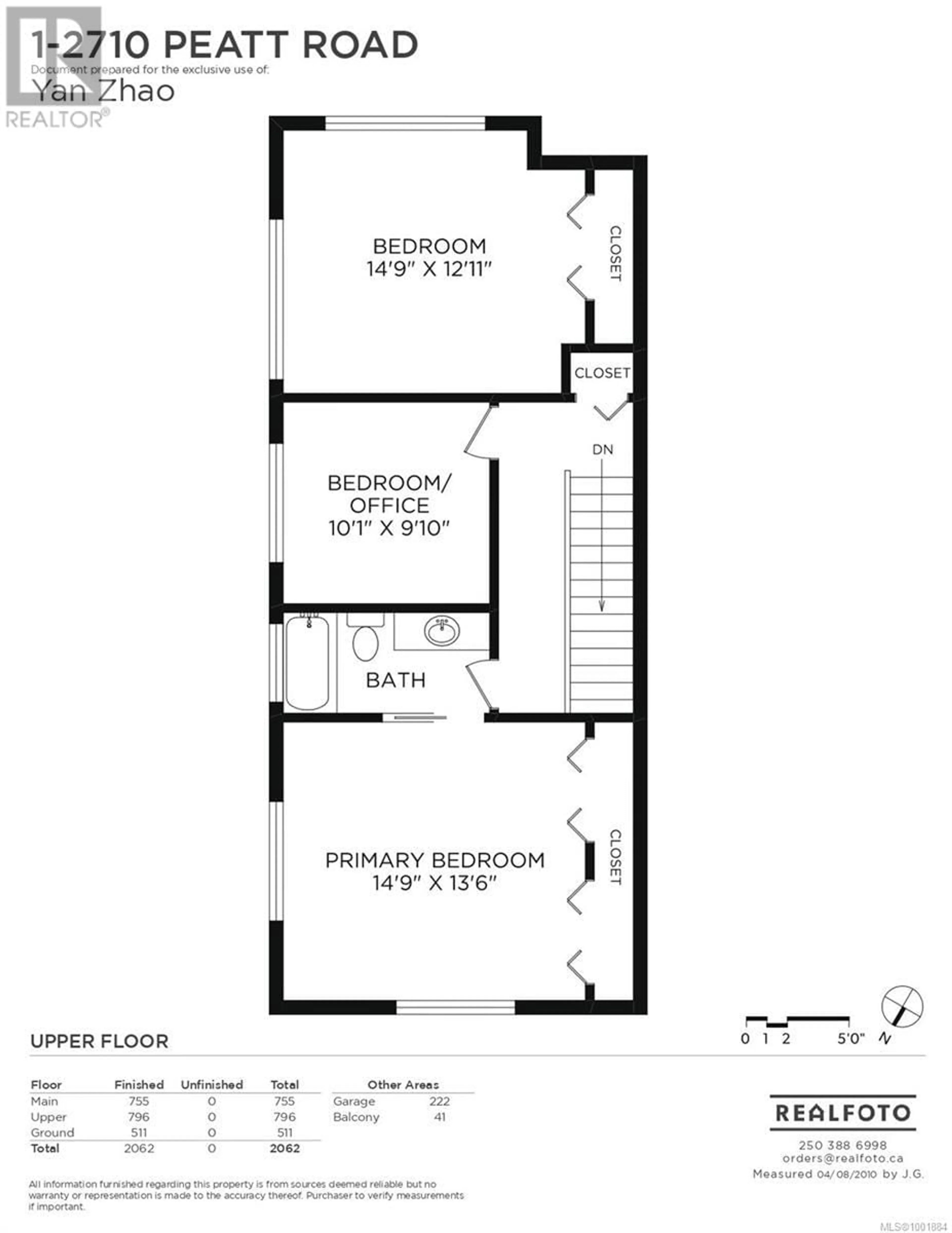 Floor plan for 101 - 2710 PEATT ROAD, Langford British Columbia V9B3V3
