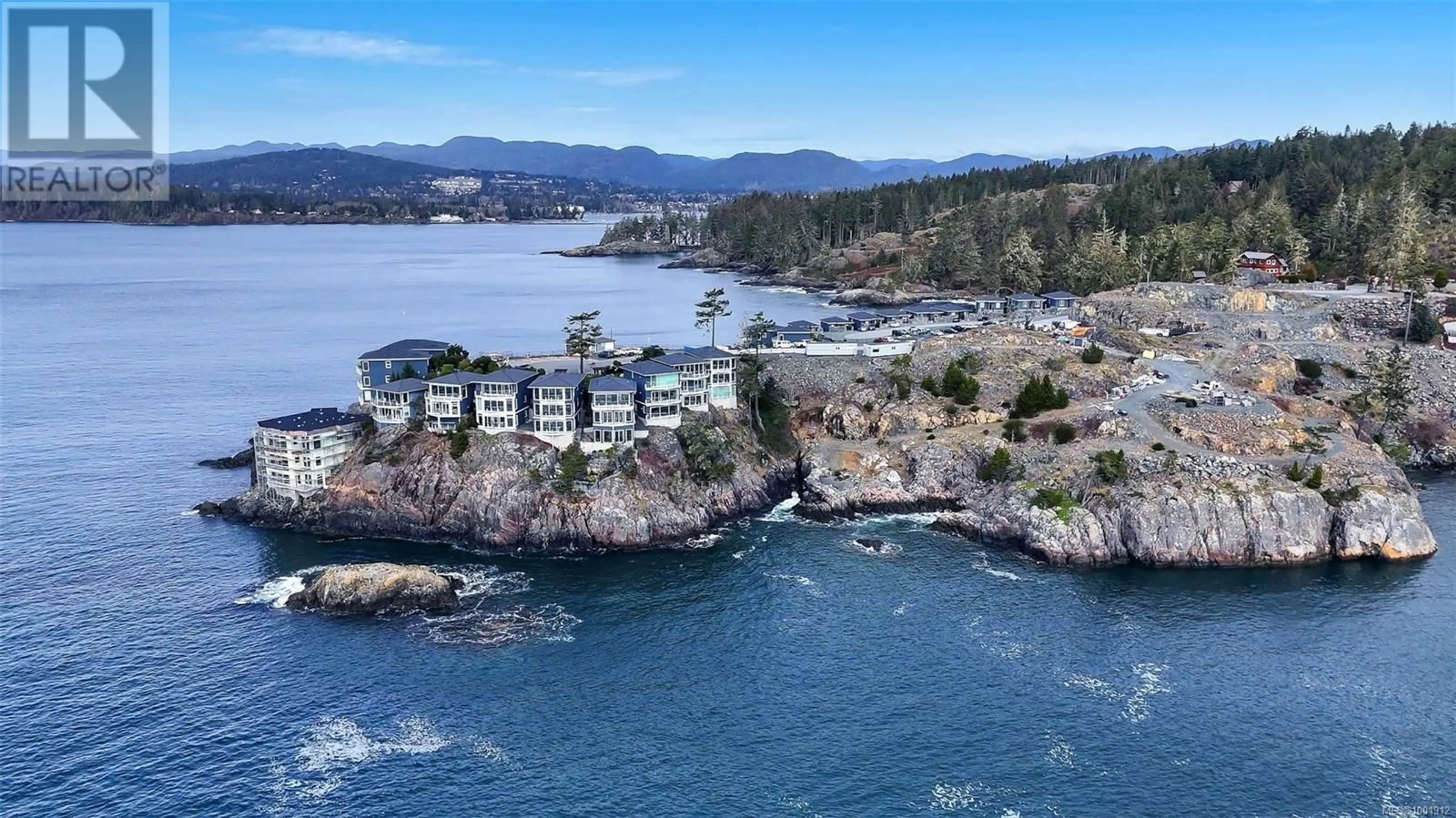A pic from outside/outdoor area/front of a property/back of a property/a pic from drone, water/lake/river/ocean view for 51B - 1000 SOOKEPOINT PLACE, Sooke British Columbia V9A7N1