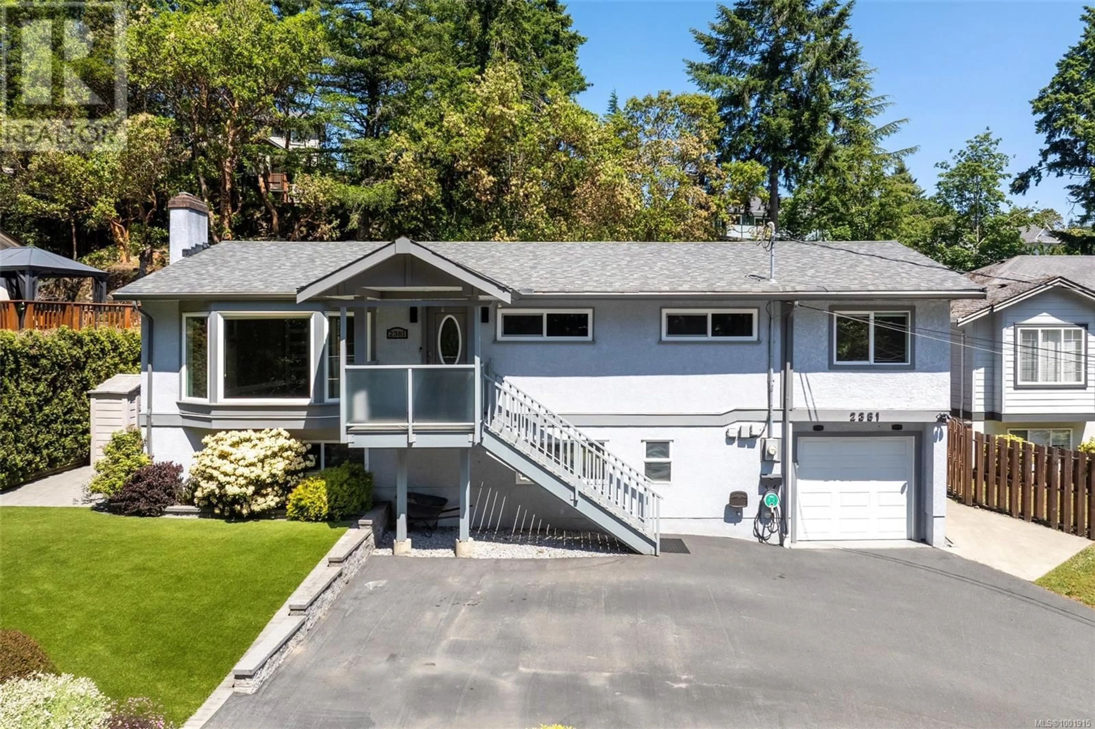Home with vinyl exterior material, street for 2381 BELLAMY ROAD, Langford British Columbia V9B3M8
