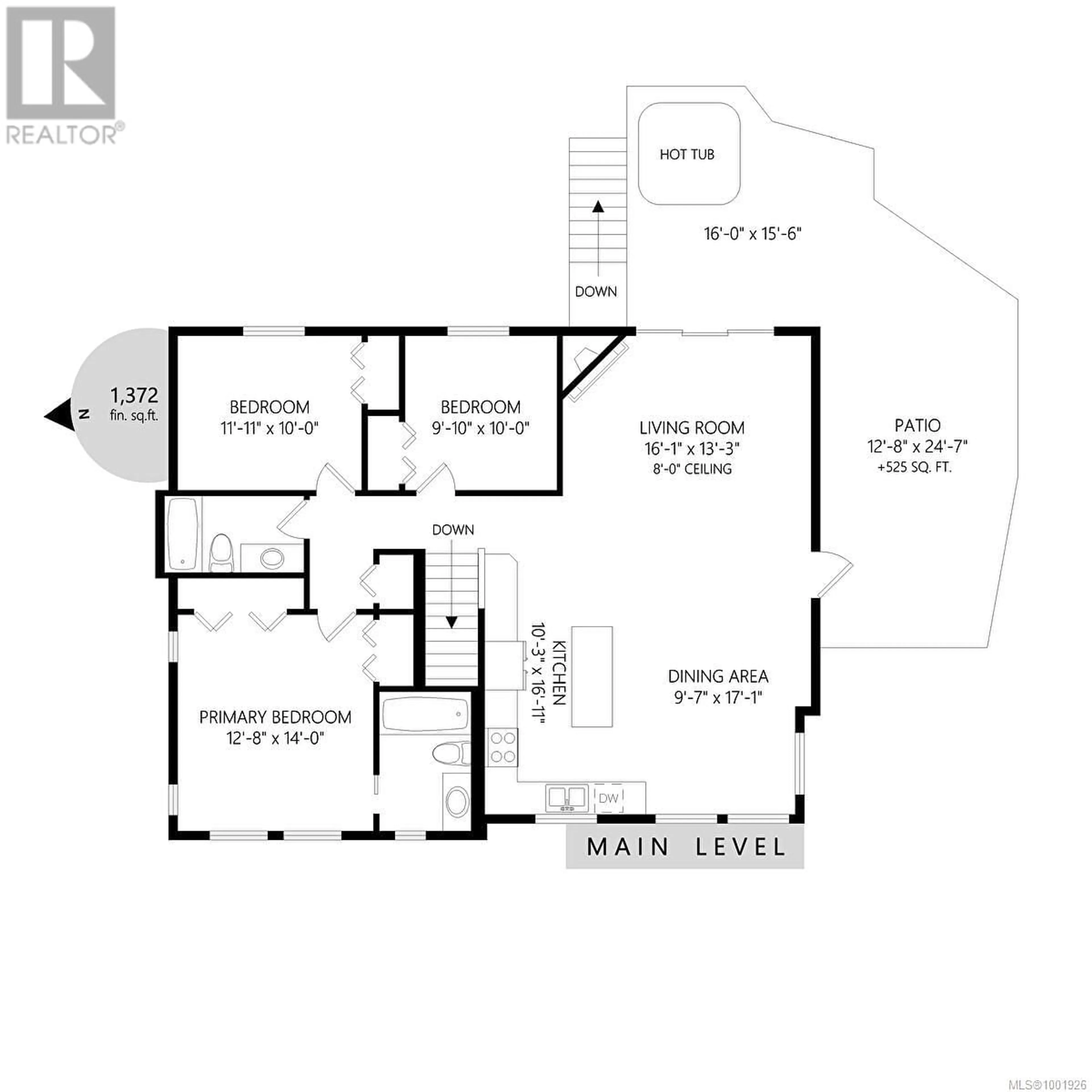 Floor plan for 101 DORVAL PLACE, Langford British Columbia V9B5A7