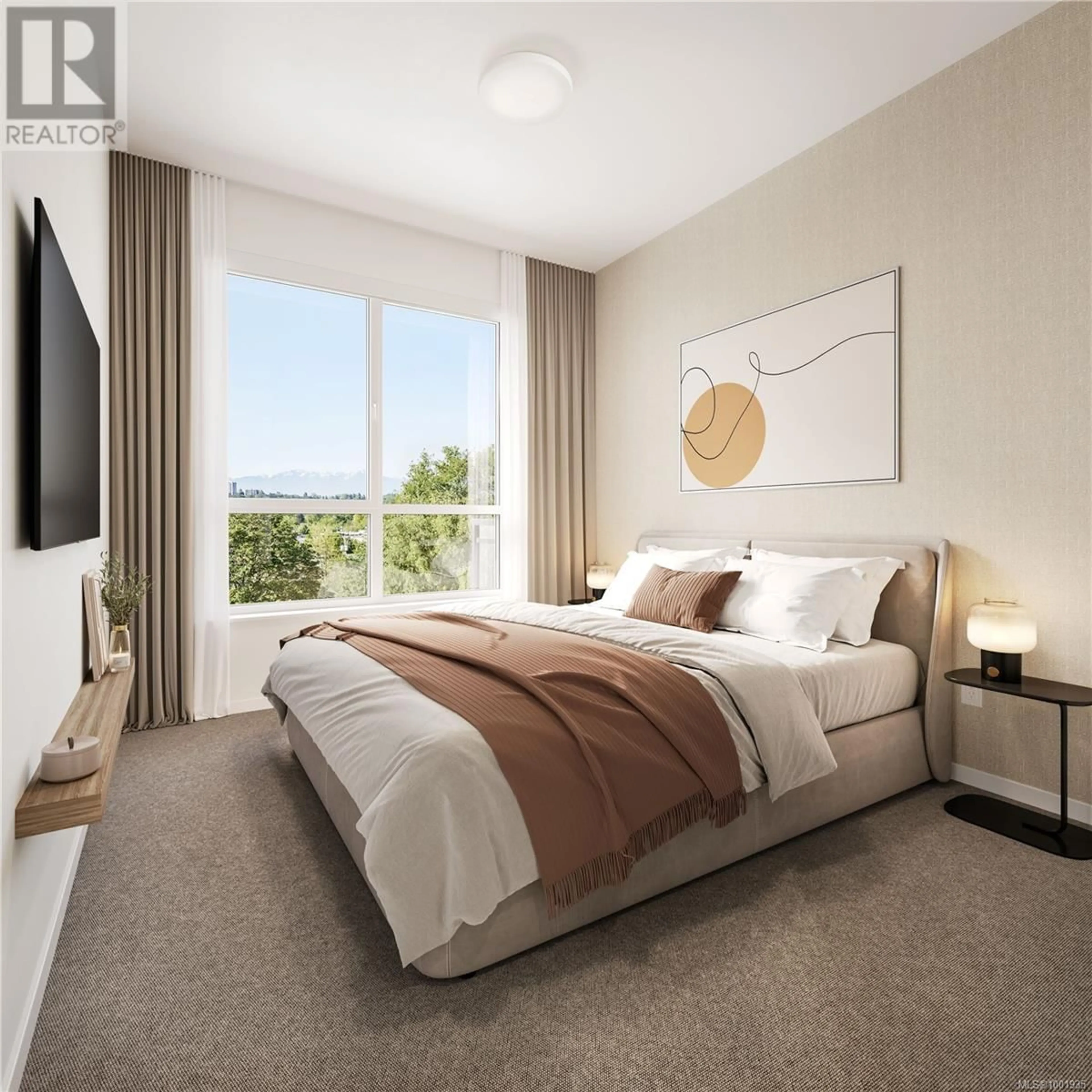Bedroom with bed, unknown for 212 - 3226 SHELBOURNE STREET, Saanich British Columbia V8P5G8