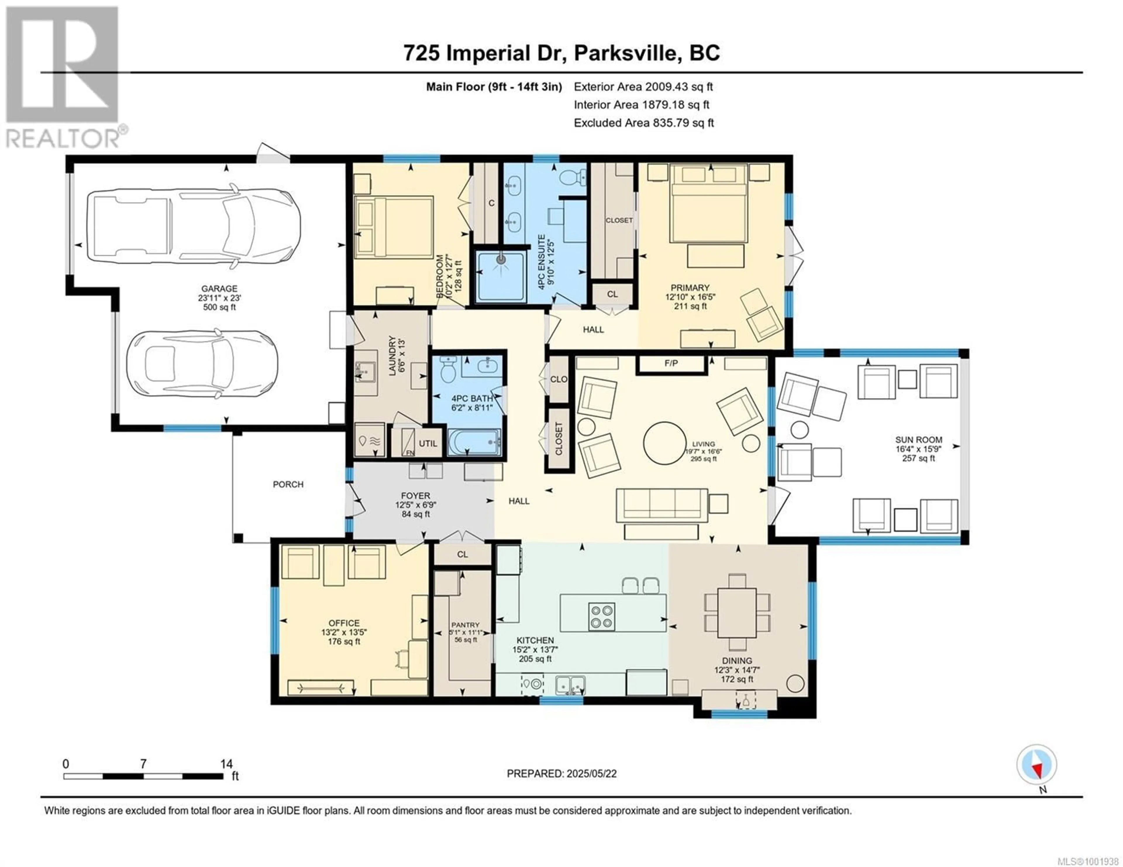 Floor plan for 725 IMPERIAL DRIVE, Parksville British Columbia V9P1X8