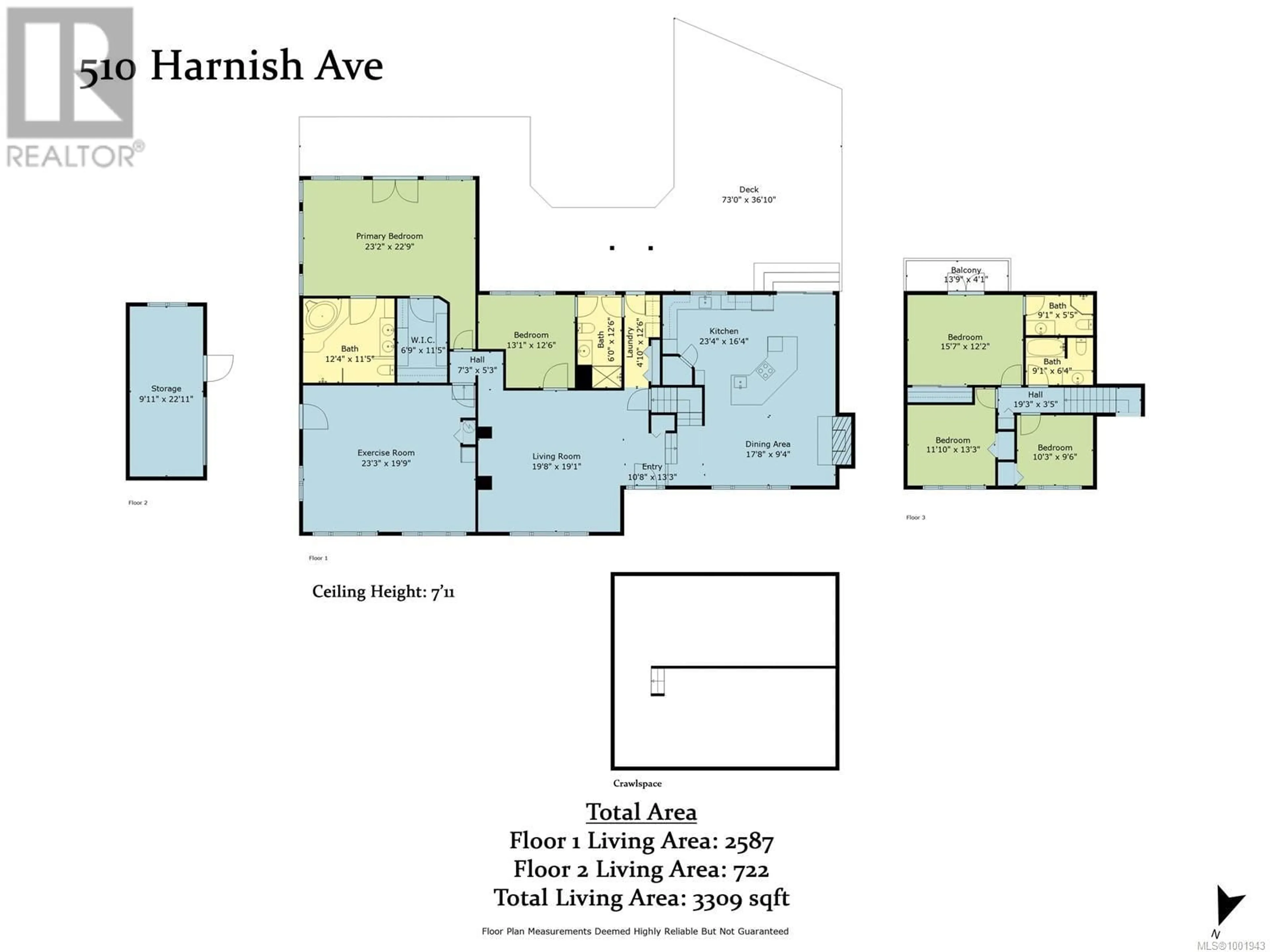 Floor plan for 510 HARNISH AVENUE, Parksville British Columbia V9P2H1