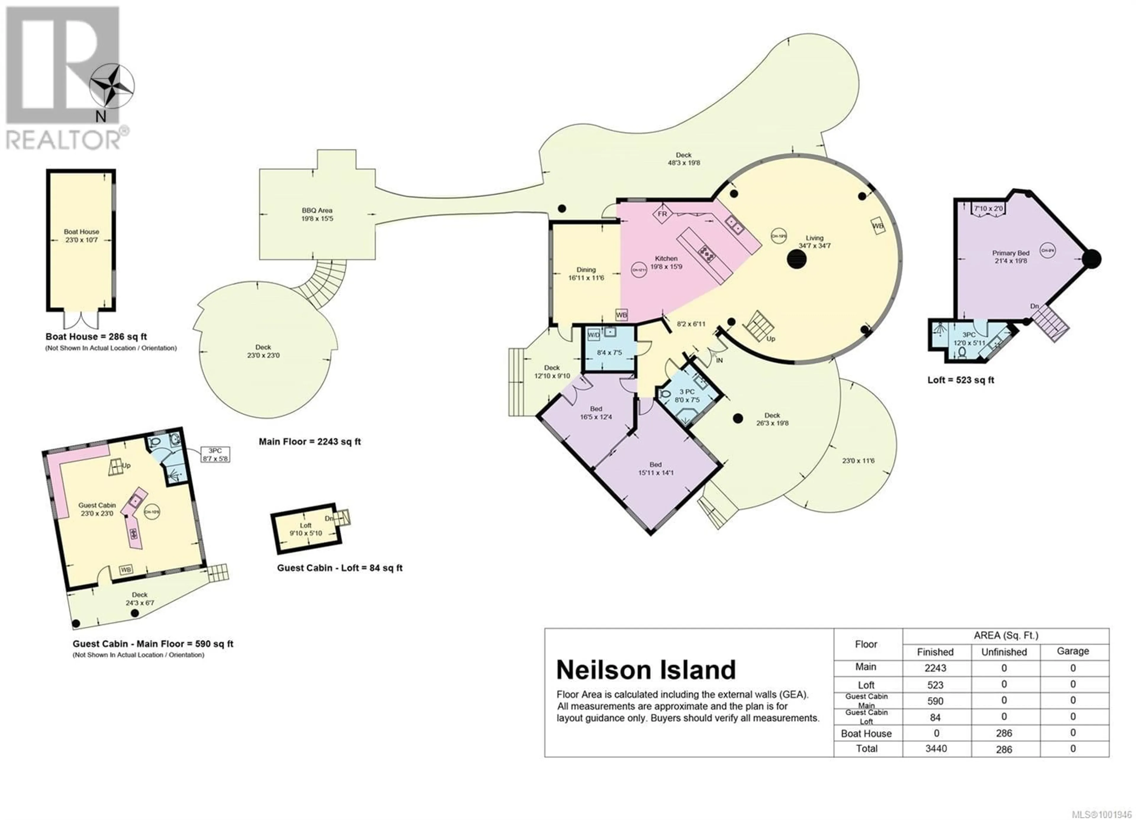 Floor plan for 0 NEILSON ISLAND, Tofino British Columbia V0R2Z0