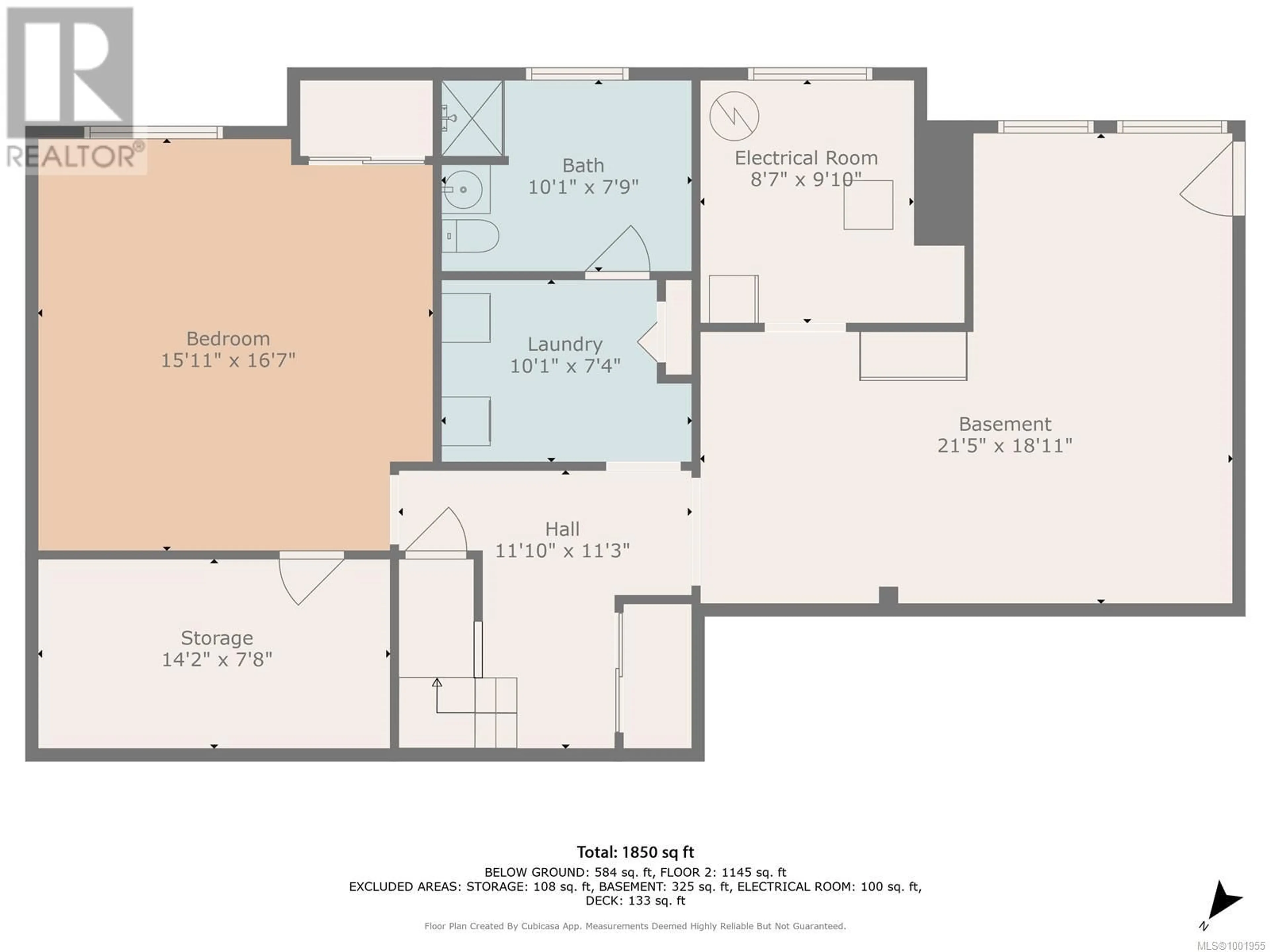 Floor plan for 4624 PATERSON PLACE, Port Alberni British Columbia V9Y5K5