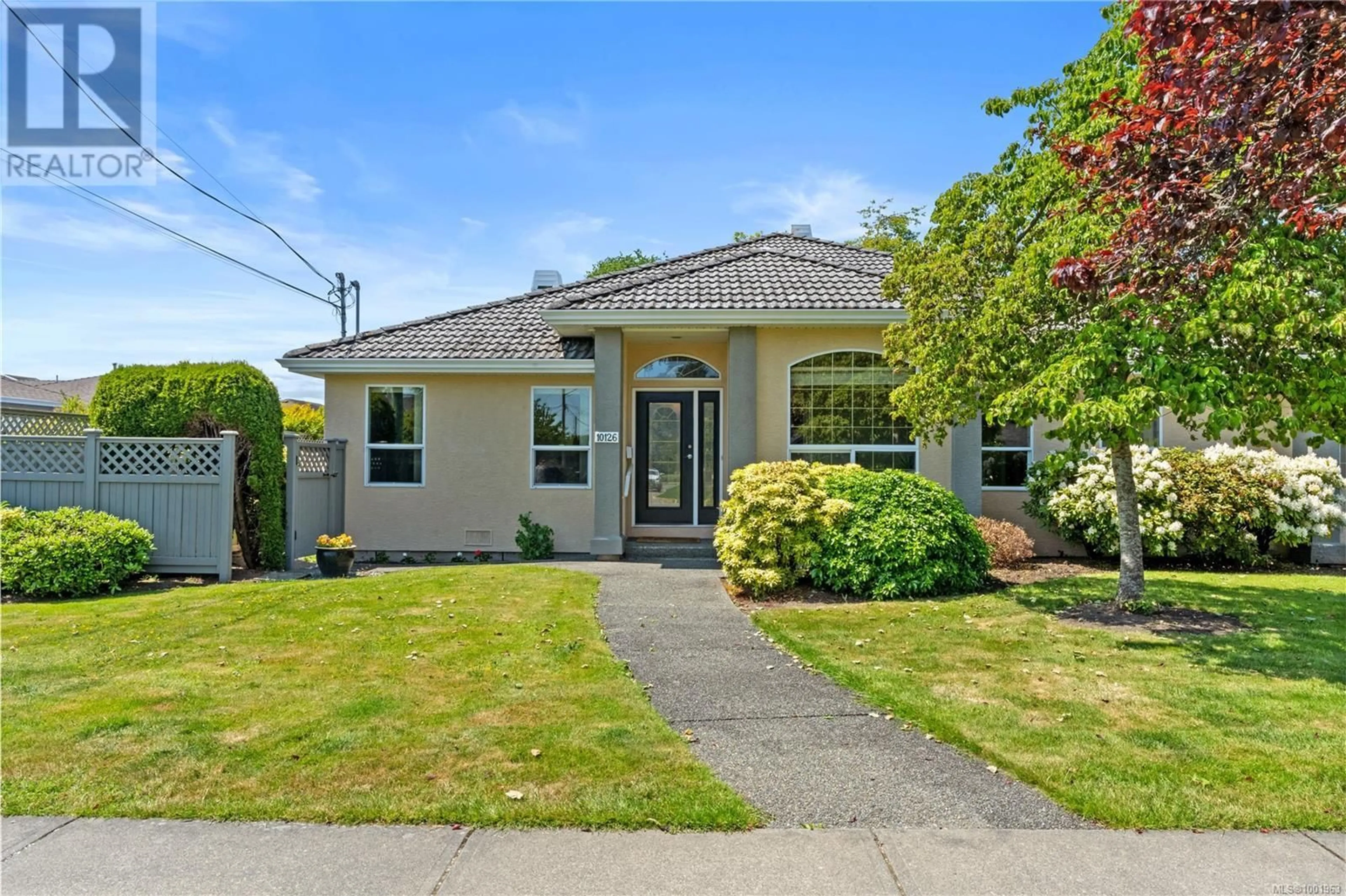 Home with vinyl exterior material, street for 10126 THIRD STREET, Sidney British Columbia V8L3B3