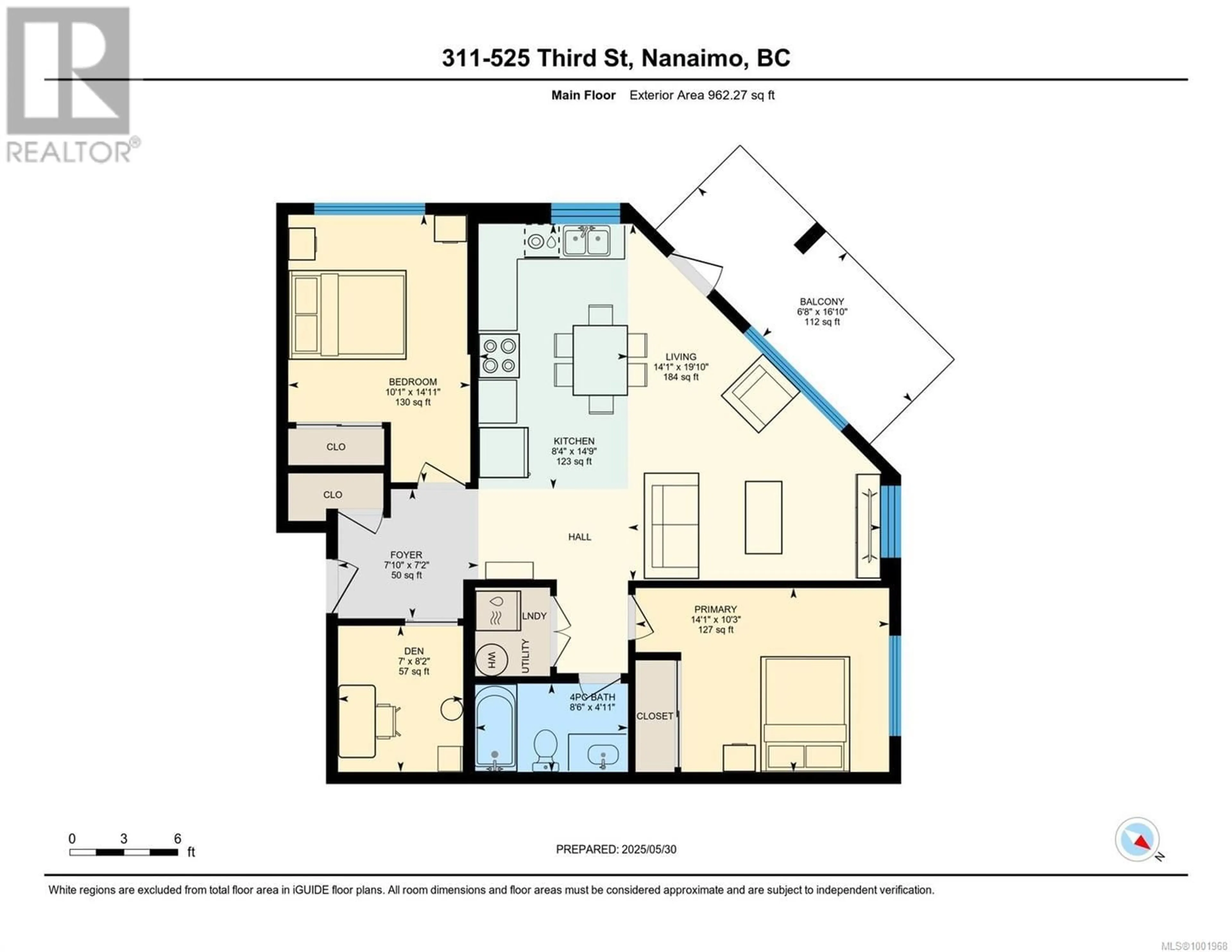 Floor plan for 311 - 525 THIRD STREET, Nanaimo British Columbia V9R1W7