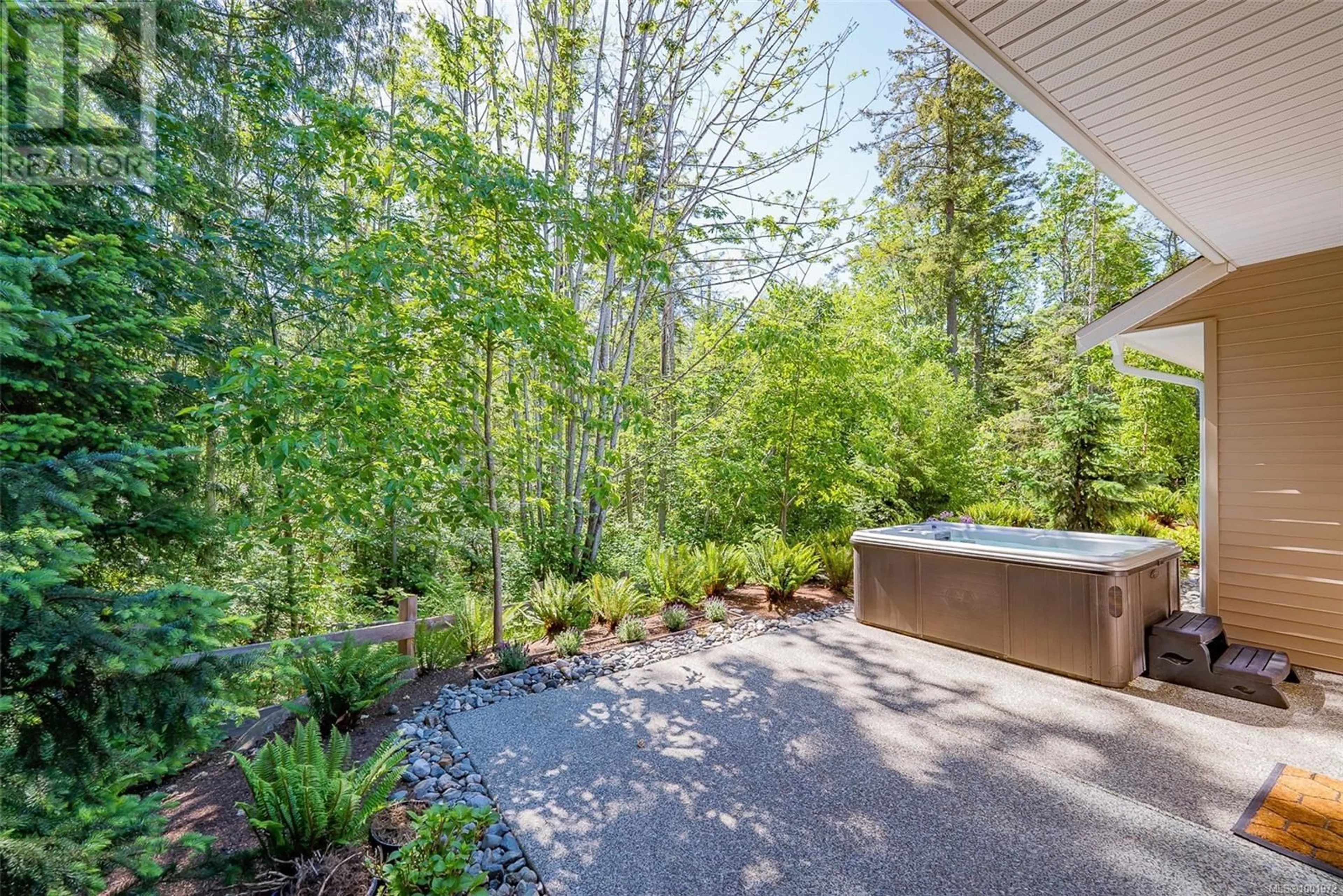 Patio, forest/trees view for 4169 EMERALD WOODS PLACE, Nanaimo British Columbia V9T0K6