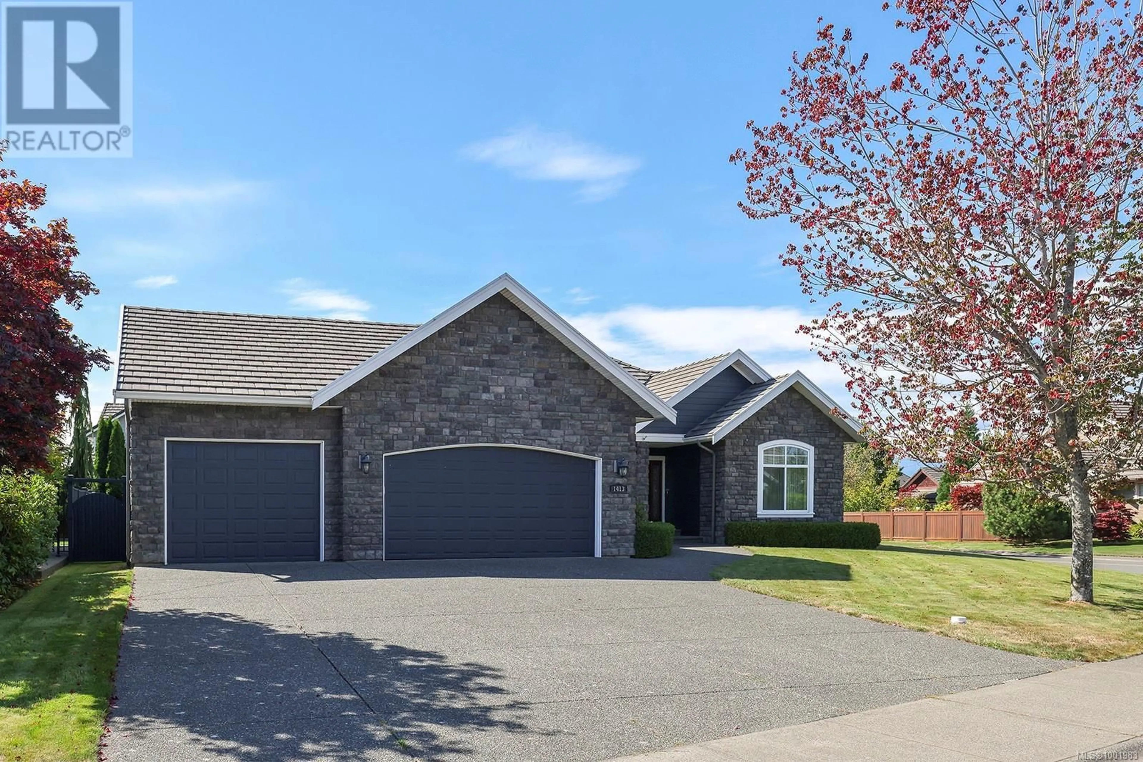 Home with brick exterior material, street for 1413 CROWN ISLE DRIVE, Courtenay British Columbia V9N4B1