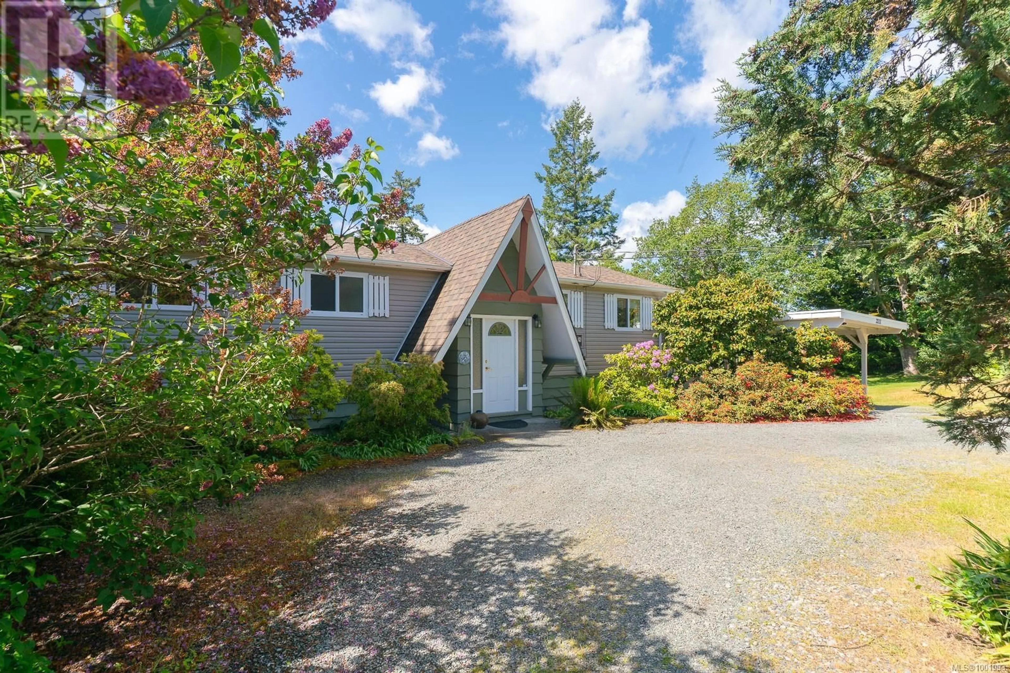 A pic from outside/outdoor area/front of a property/back of a property/a pic from drone, street for 2111 EAST WELLINGTON ROAD, Nanaimo British Columbia V9S5V2