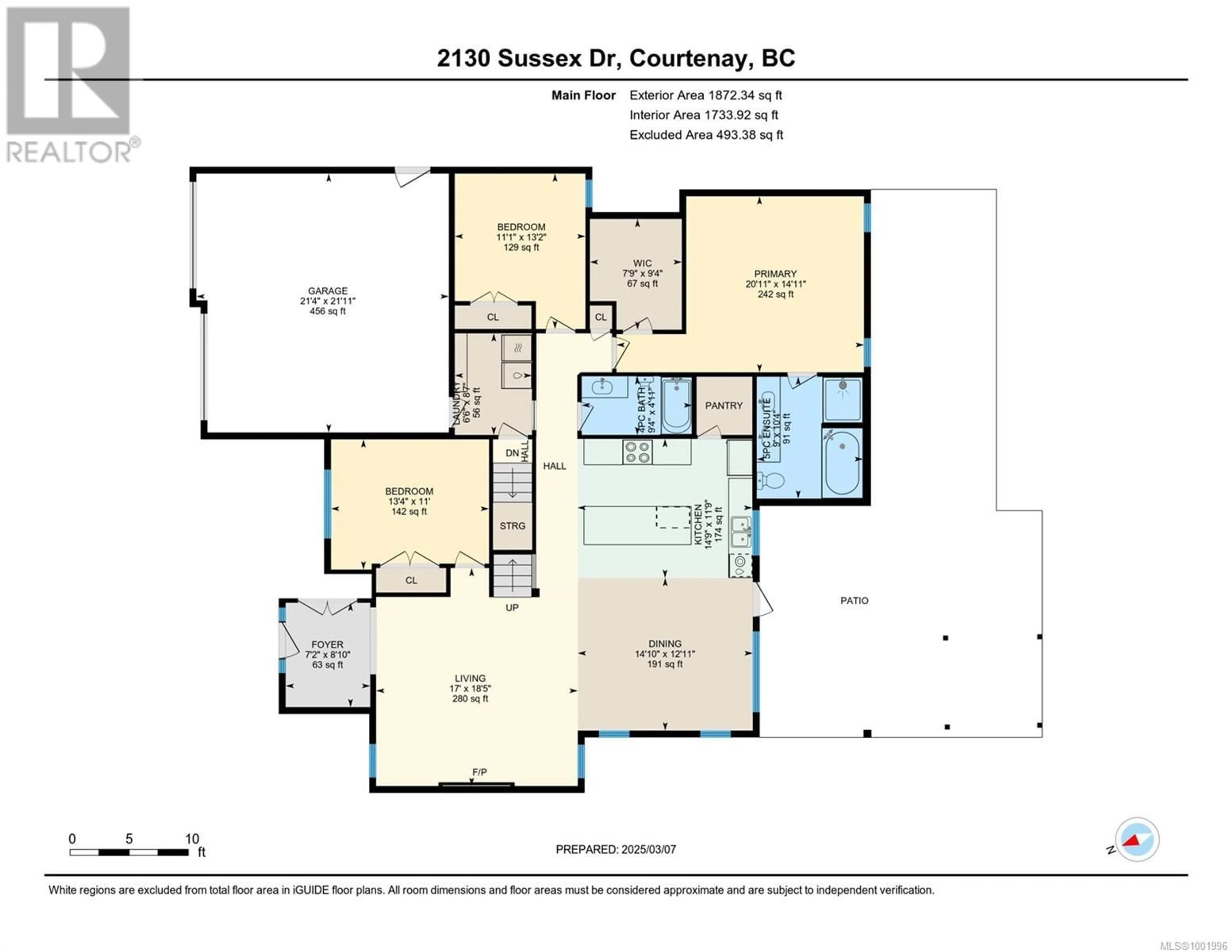 Floor plan for 2130 SUSSEX DRIVE, Courtenay British Columbia V9N0E3