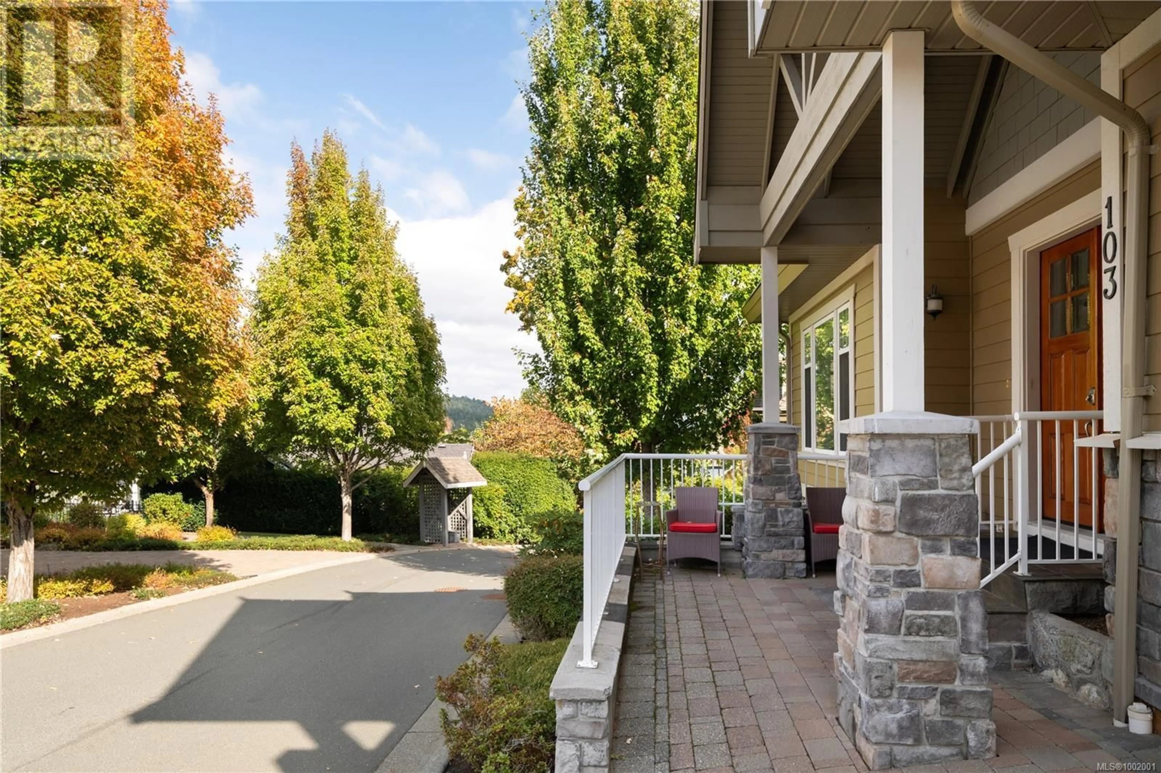 Patio, mountain view for 103 - 2060 TROON COURT, Langford British Columbia V9B0G3