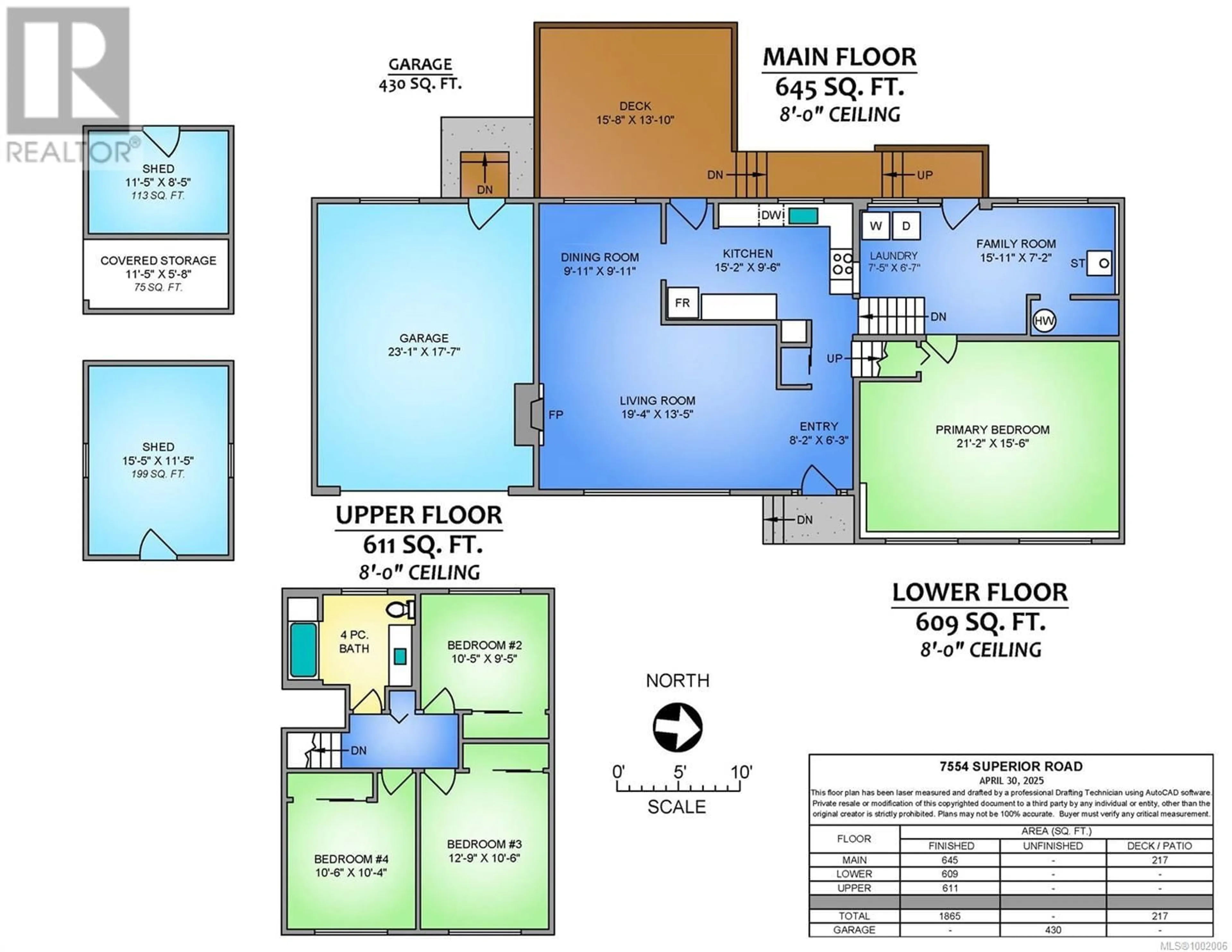 Floor plan for 7554 SUPERIOR ROAD, Lantzville British Columbia V0R2H0