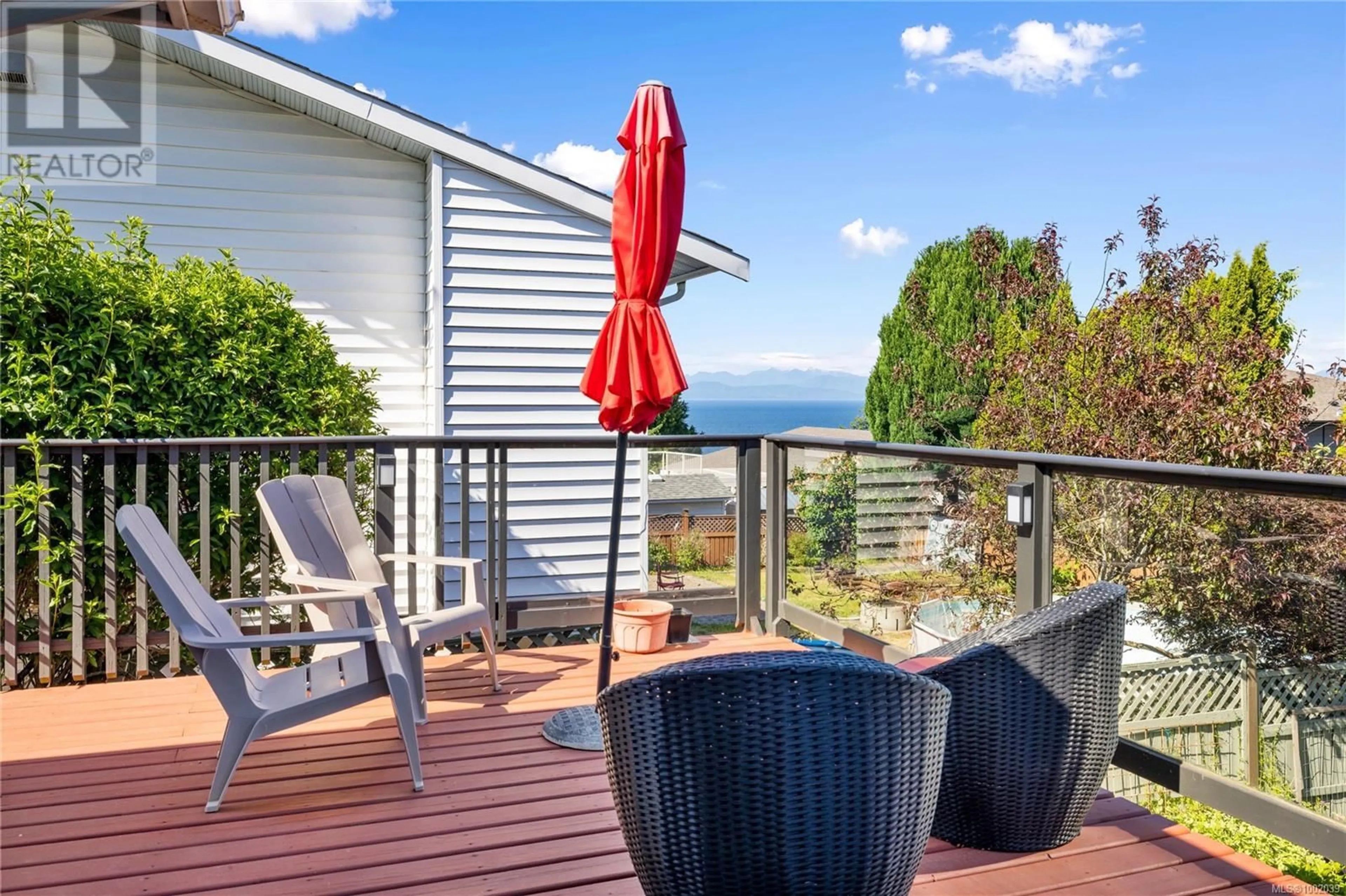 Patio, water/lake/river/ocean view for 6350 INVERMERE ROAD, Nanaimo British Columbia V9V1C2