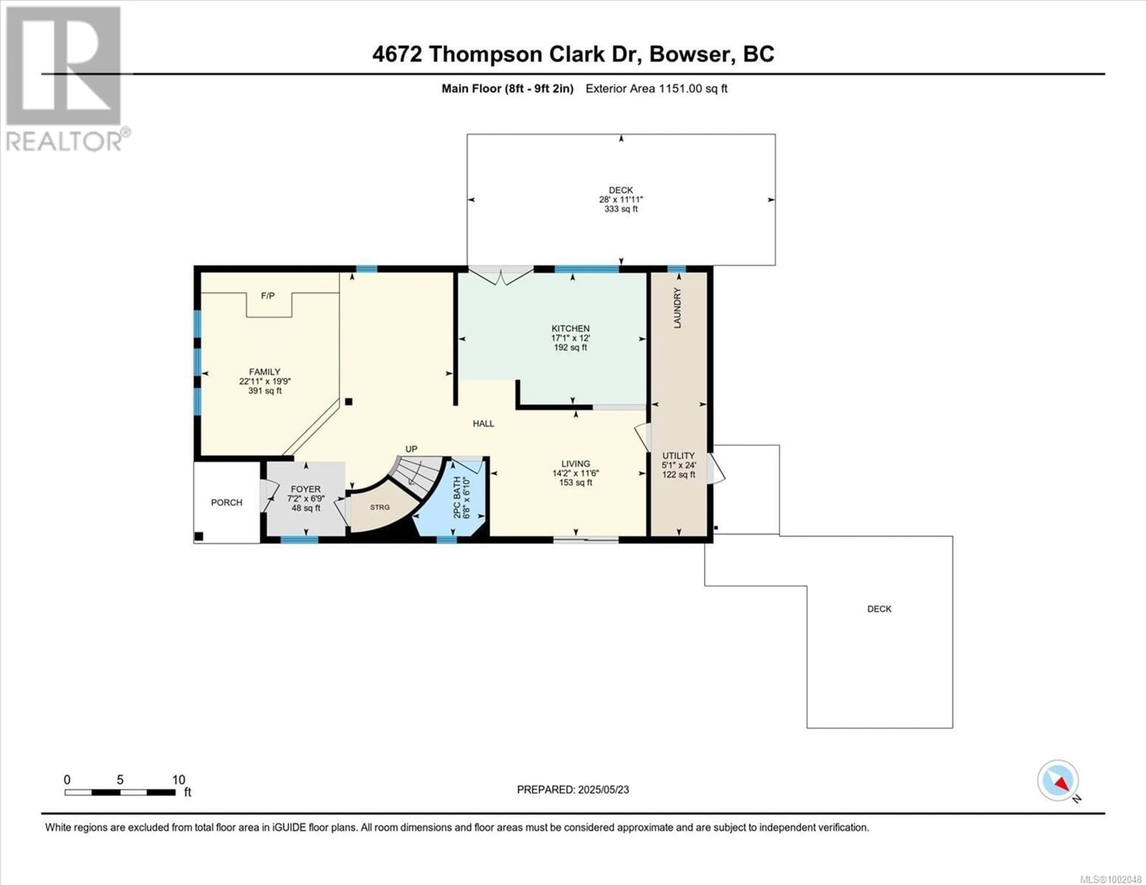 Floor plan for 4672 THOMPSON CLARKE ROAD, Bowser British Columbia V0R1G0