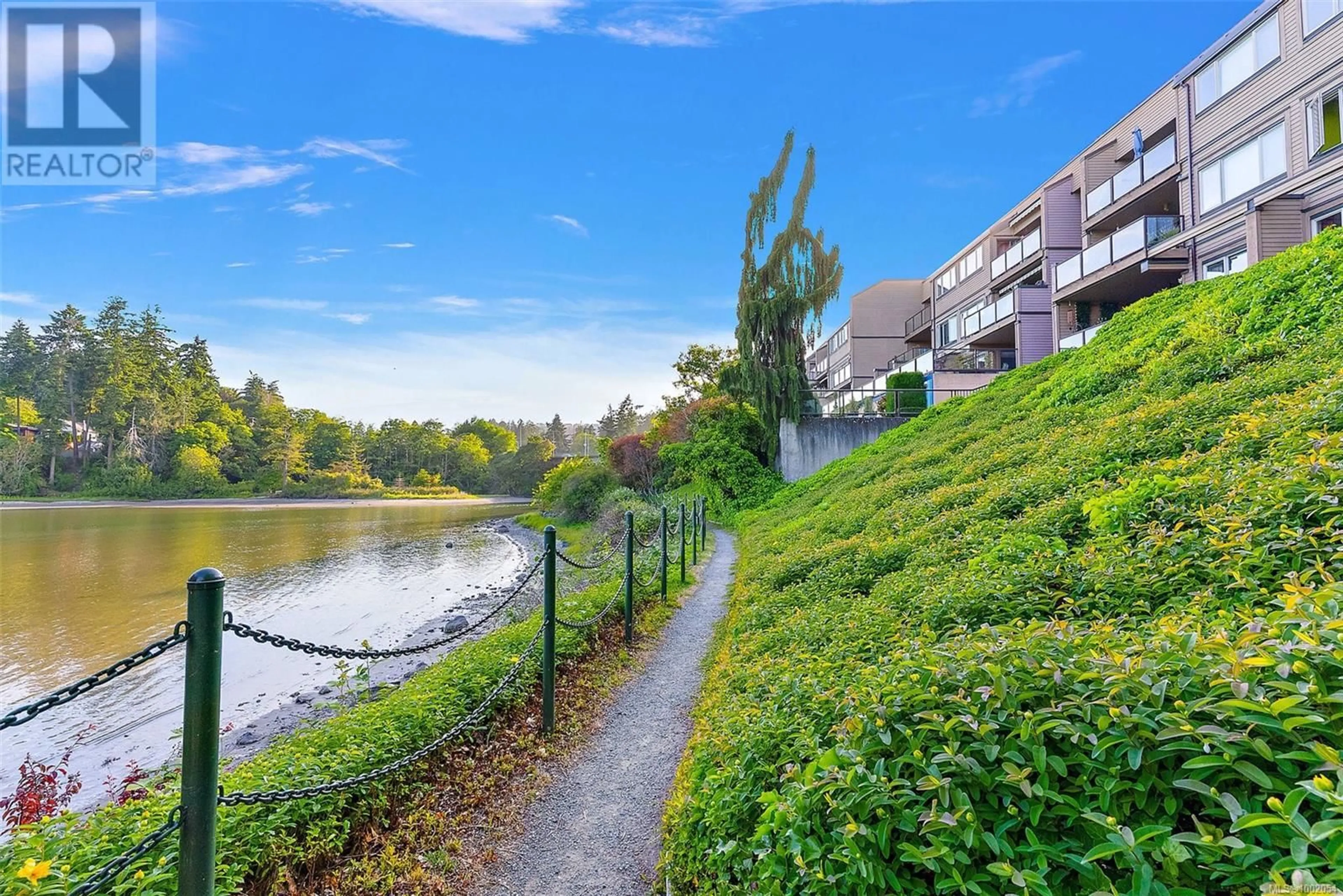 Patio, water/lake/river/ocean view for 304 - 485 ISLAND HIGHWAY, View Royal British Columbia V9B5H7