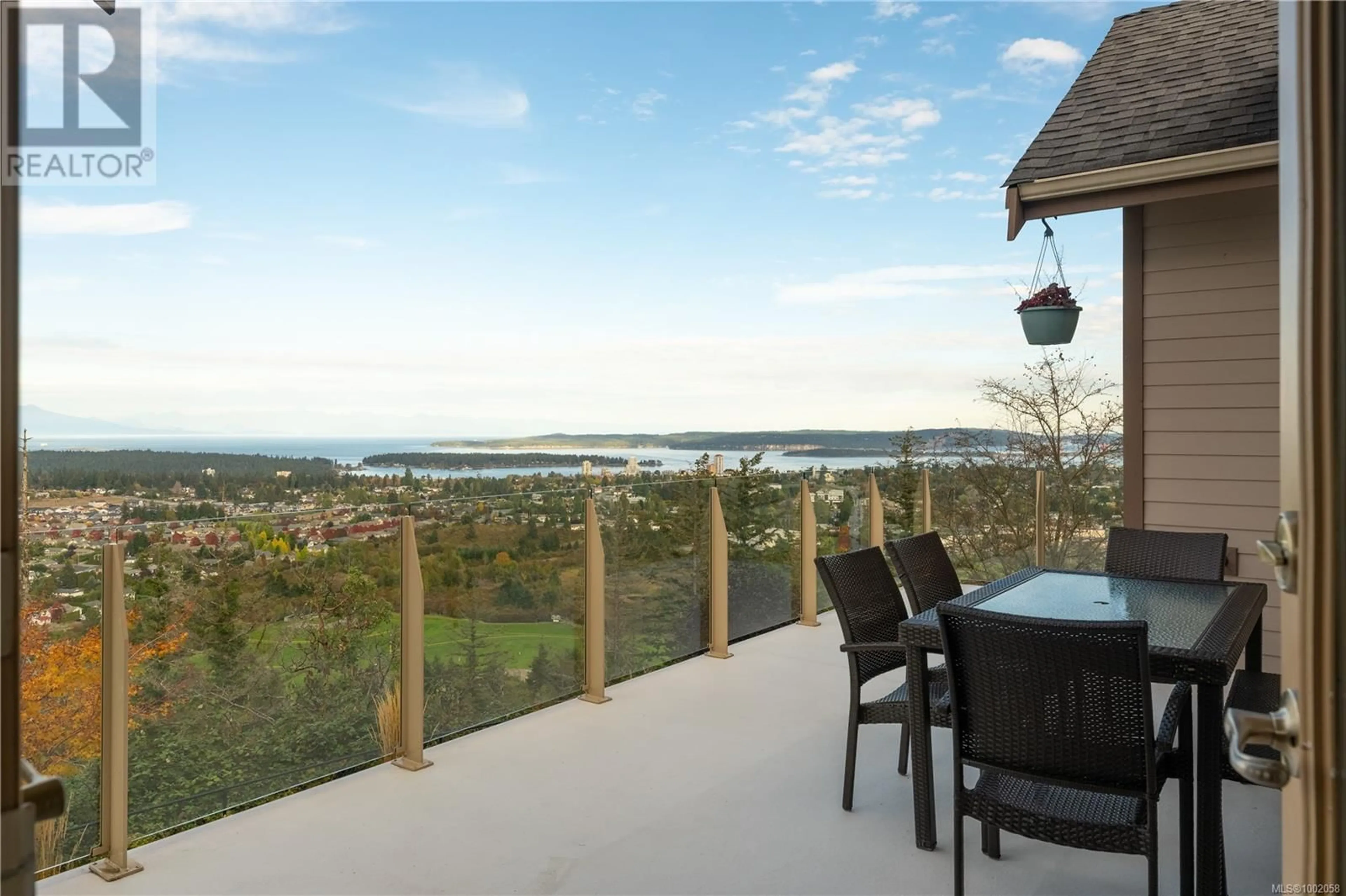 Patio, water/lake/river/ocean view for 1067 ROXBORO PLACE, Nanaimo British Columbia V9R7C2