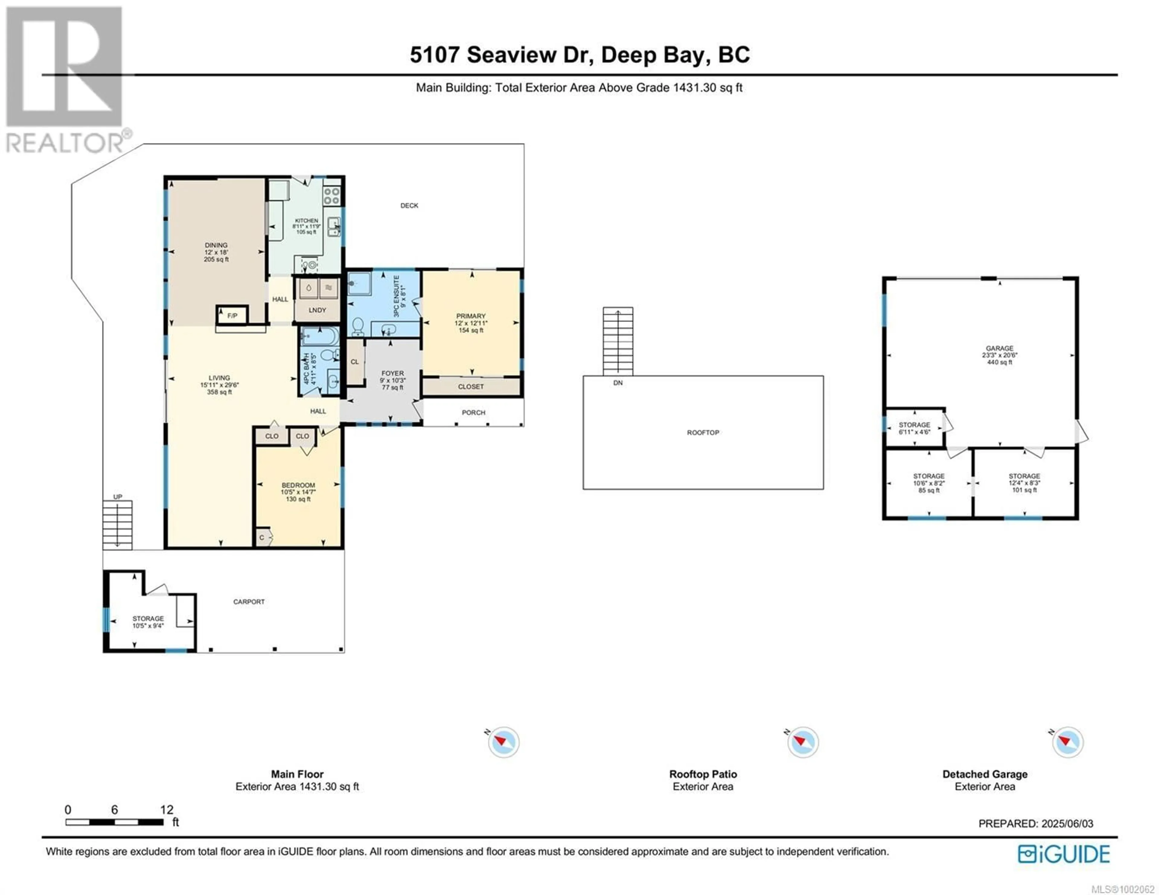 Floor plan for 5107 SEAVIEW DRIVE, Bowser British Columbia V0R1G0