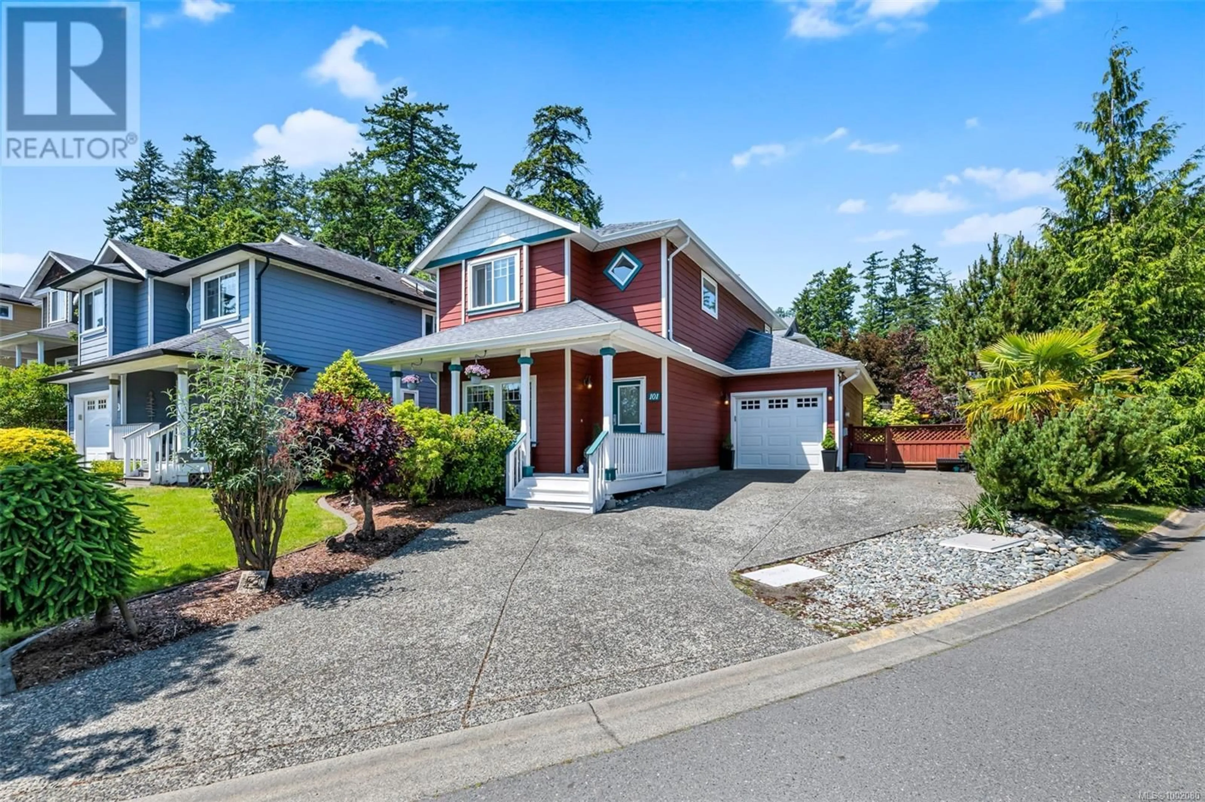 Home with brick exterior material, street for 101 STONERIDGE CLOSE, View Royal British Columbia V9B6M4