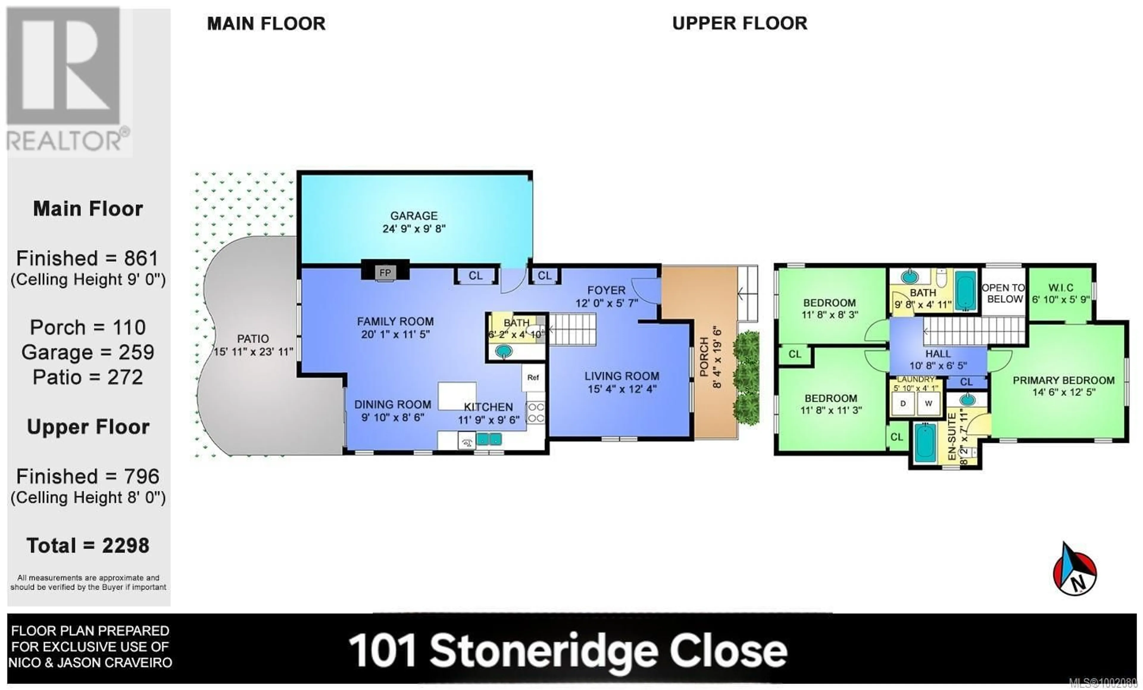 Floor plan for 101 STONERIDGE CLOSE, View Royal British Columbia V9B6M4