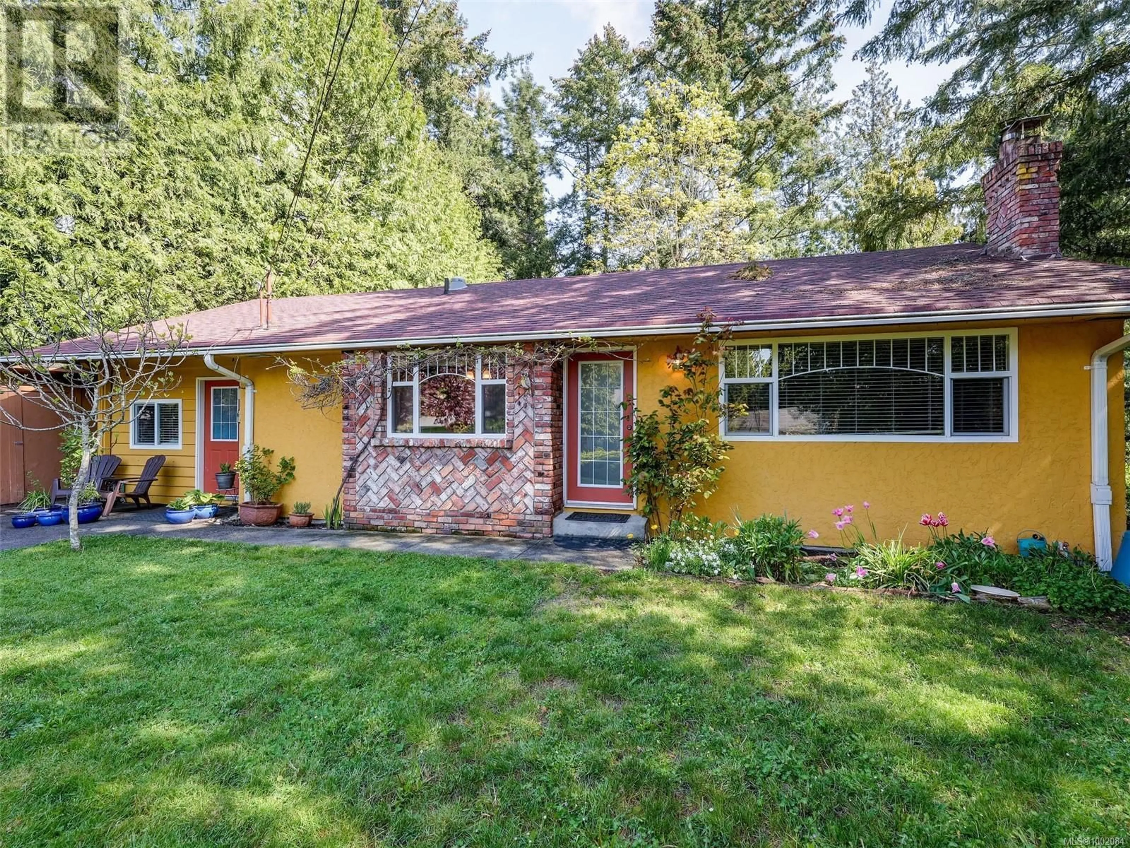 Home with vinyl exterior material, street for 111 MARLER DRIVE, View Royal British Columbia V9B6B7