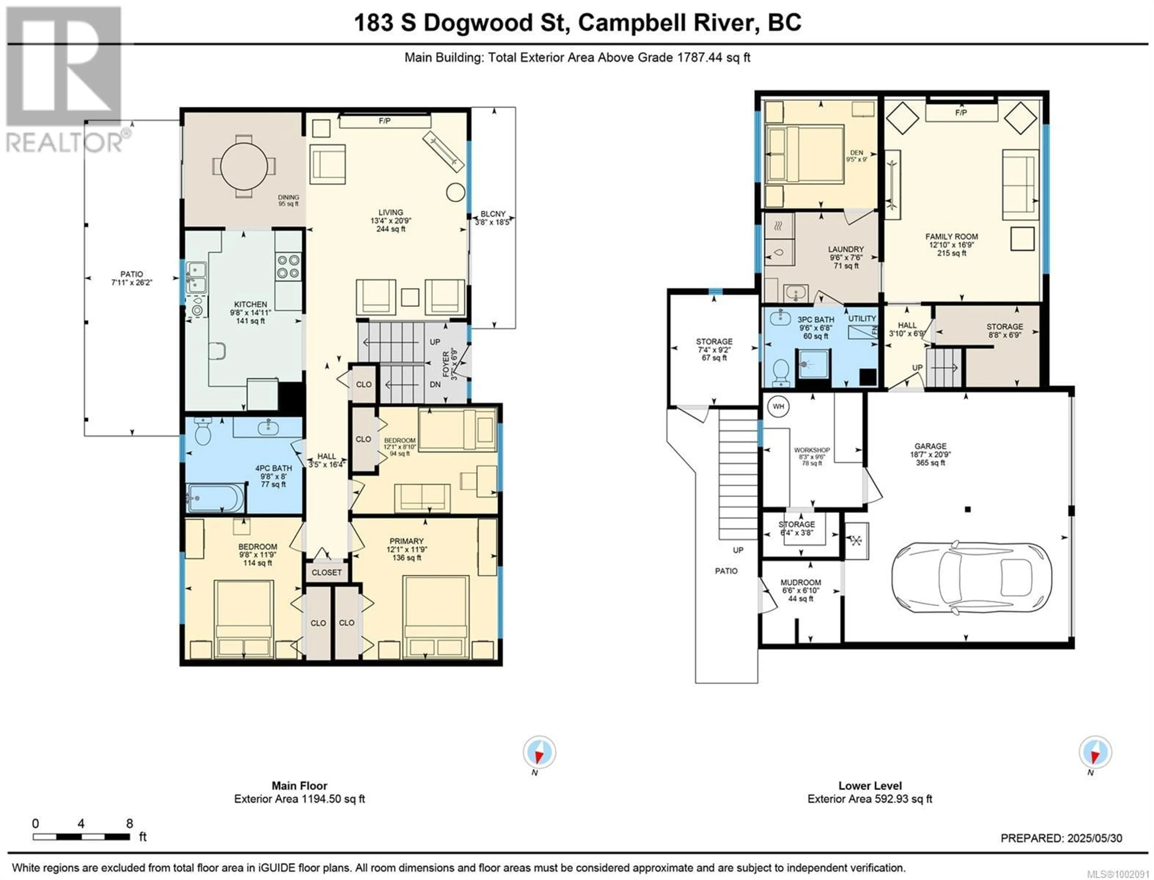 Floor plan for 183 DOGWOOD STREET SOUTH, Campbell River British Columbia V9W2X5