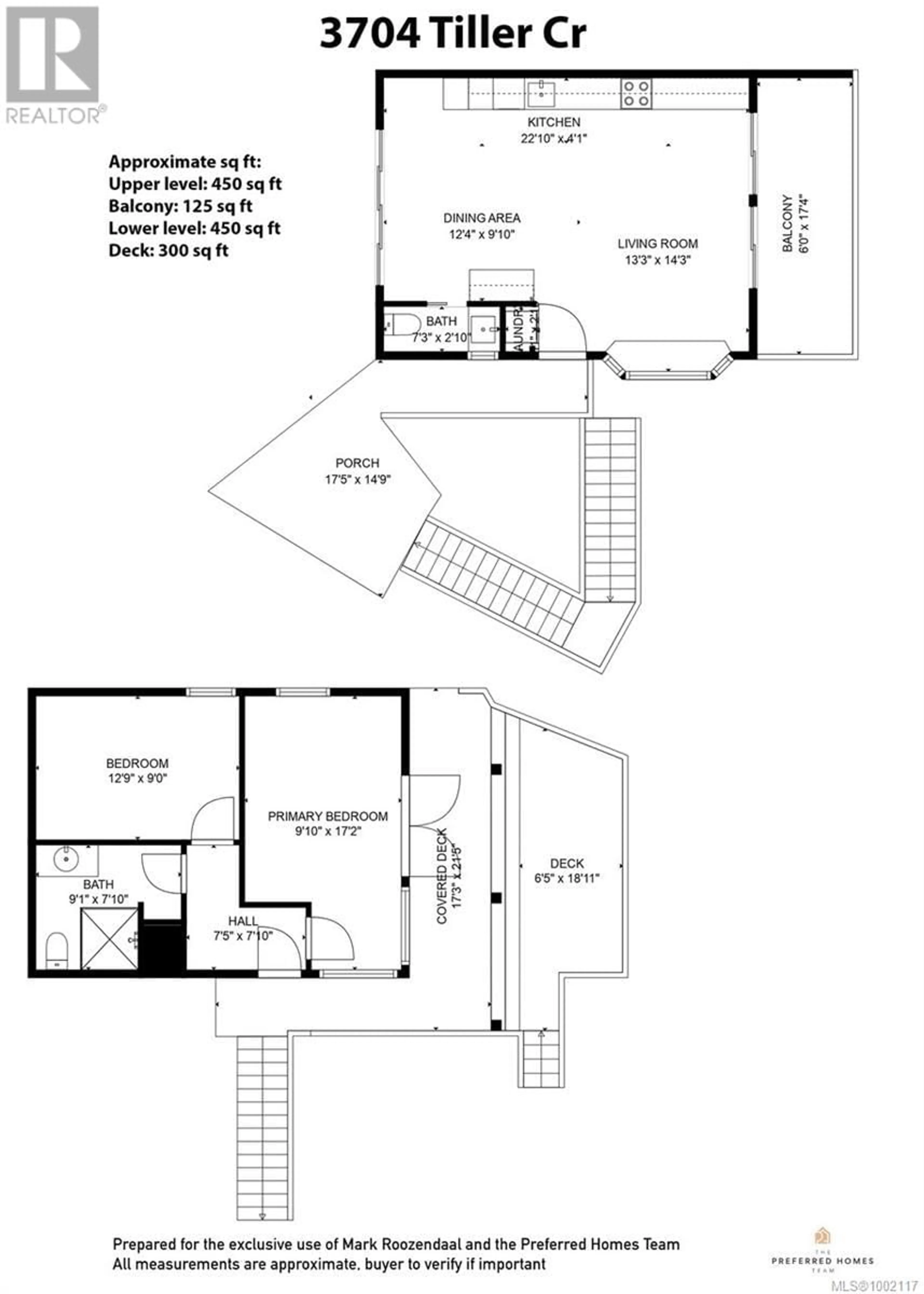 Floor plan for 3704 TILLER CRESCENT, Pender Island British Columbia V0N2M0