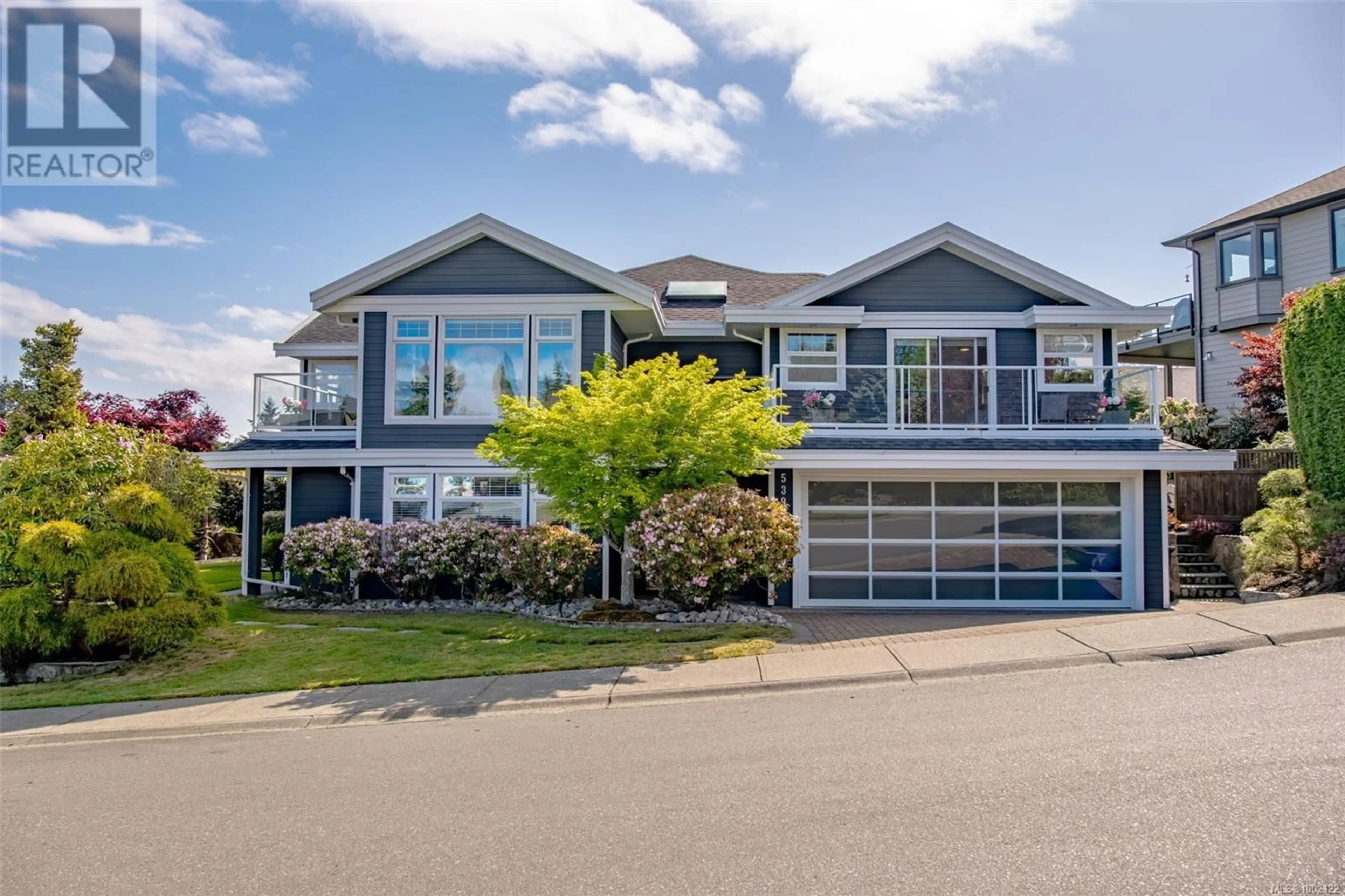 Home with vinyl exterior material, street for 5391 SUNHAVEN PLACE, Nanaimo British Columbia V9V1R5