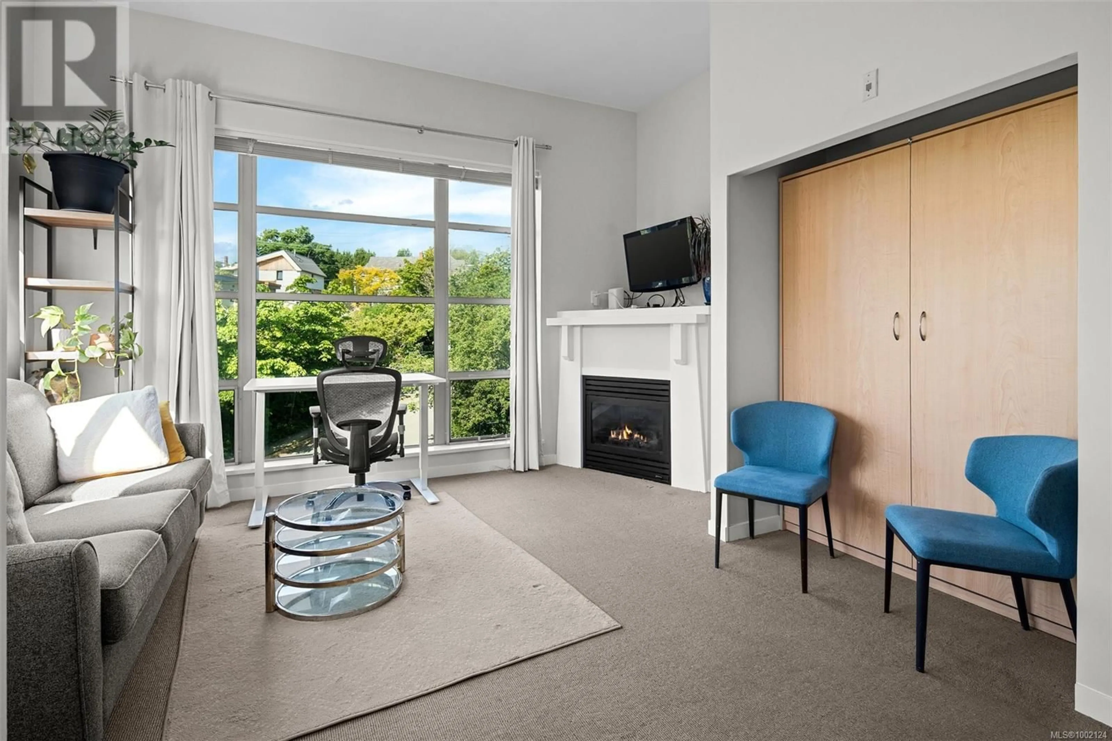 Living room with furniture, unknown for 413 - 90 REGATTA LANDING, Victoria British Columbia V9A7R2