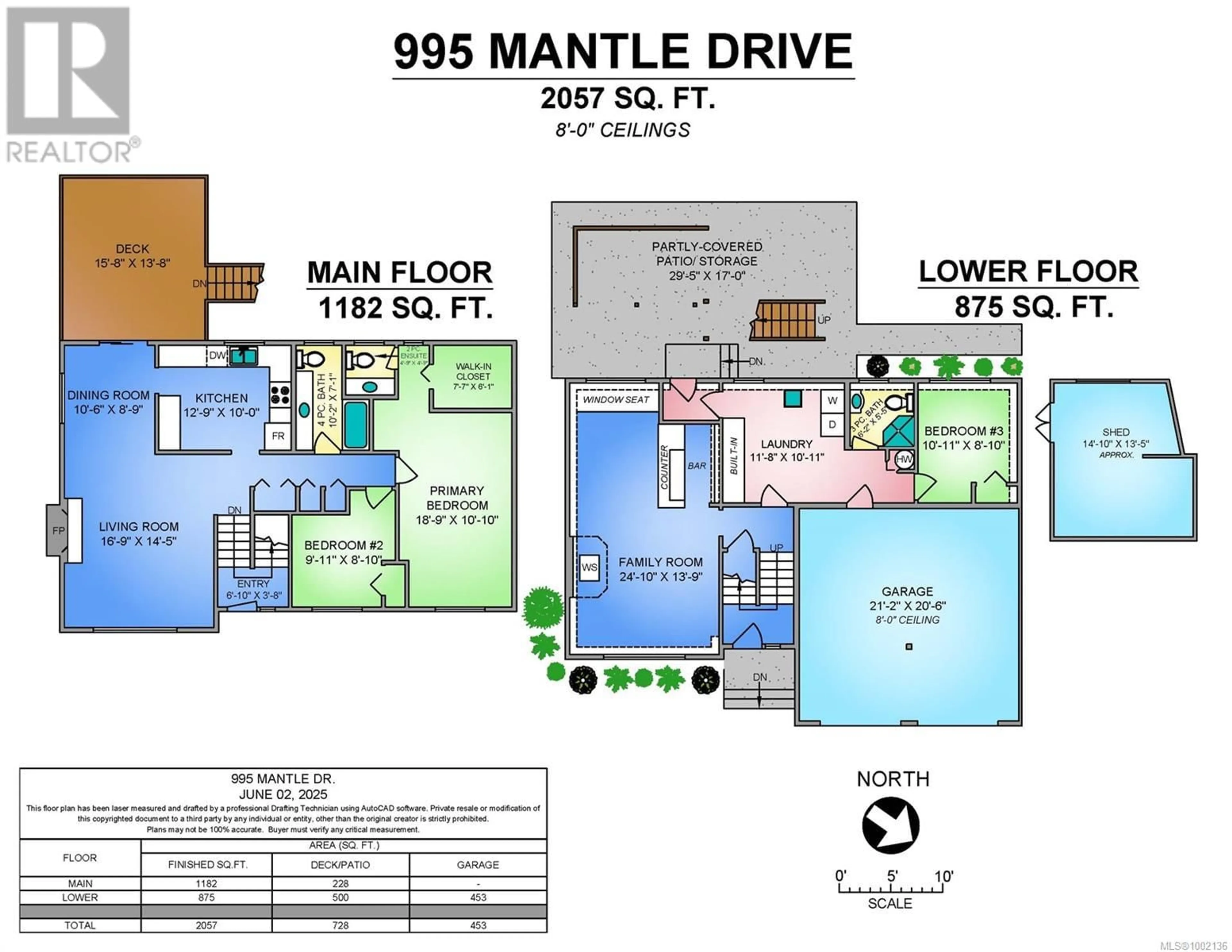 Floor plan for 995 MANTLE DRIVE, Courtenay British Columbia V9N7H3