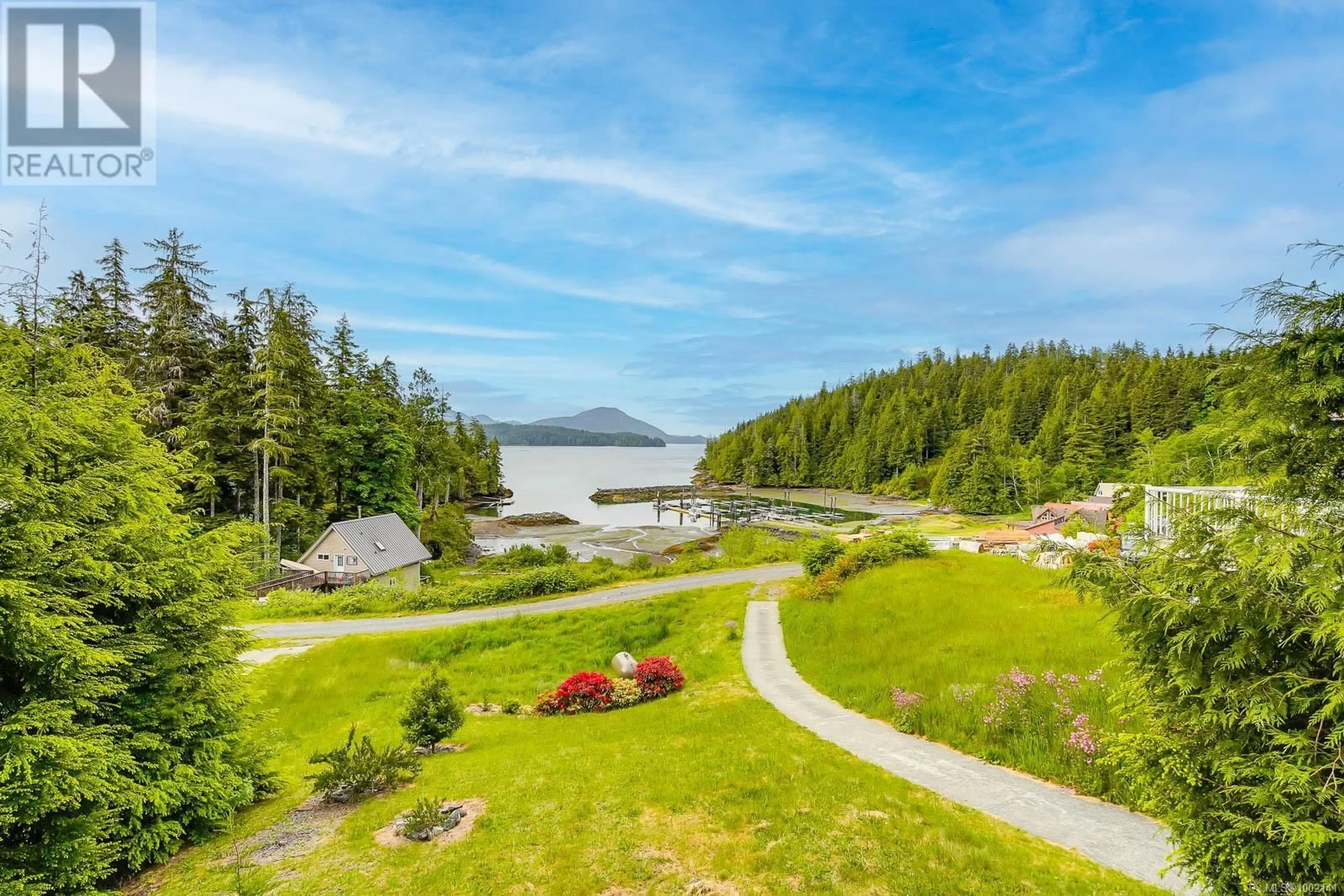A pic from outside/outdoor area/front of a property/back of a property/a pic from drone, water/lake/river/ocean view for Lot 14 HAGGARD COVE, Bamfield British Columbia V9Y8R2