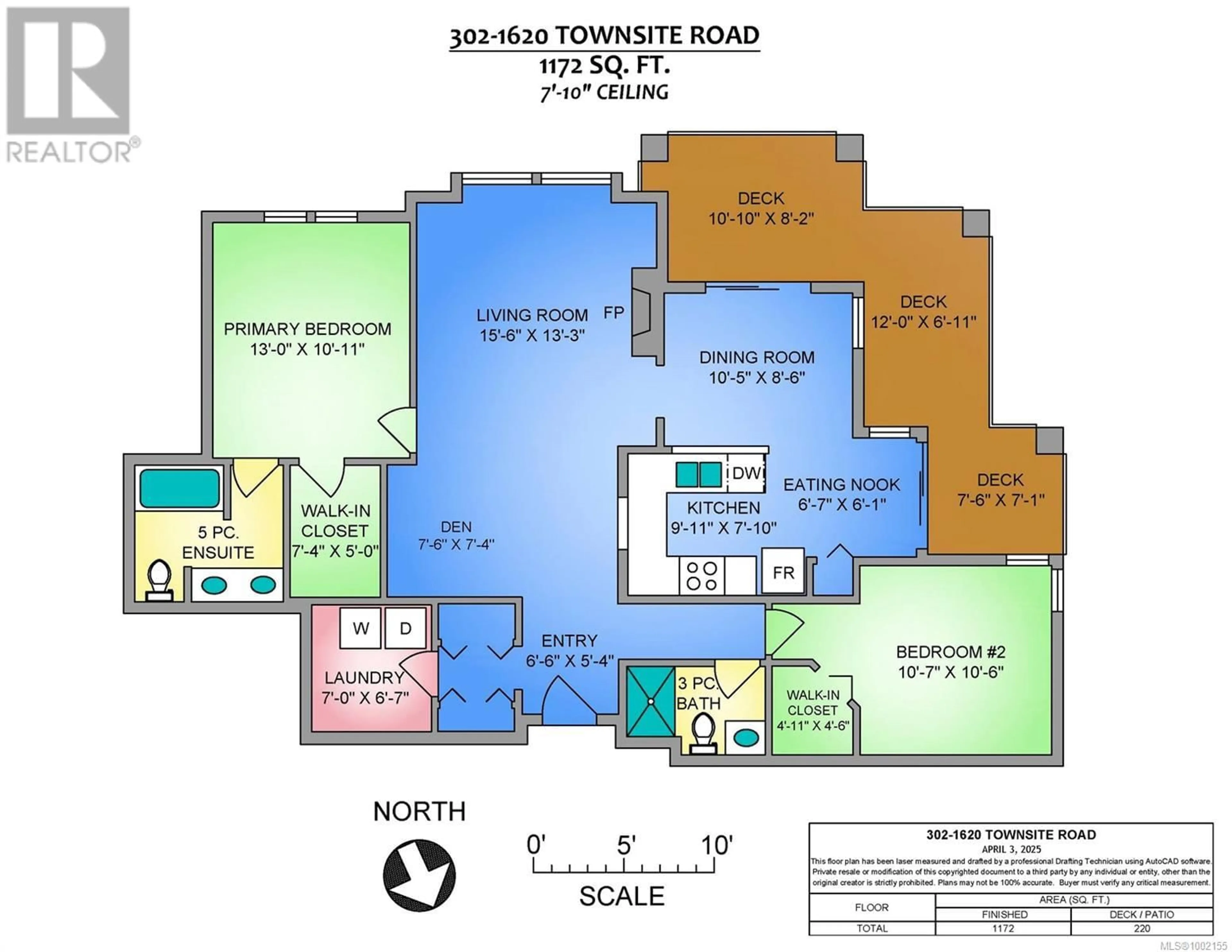 Floor plan for 302 - 1620 TOWNSITE ROAD, Nanaimo British Columbia V9S1N2