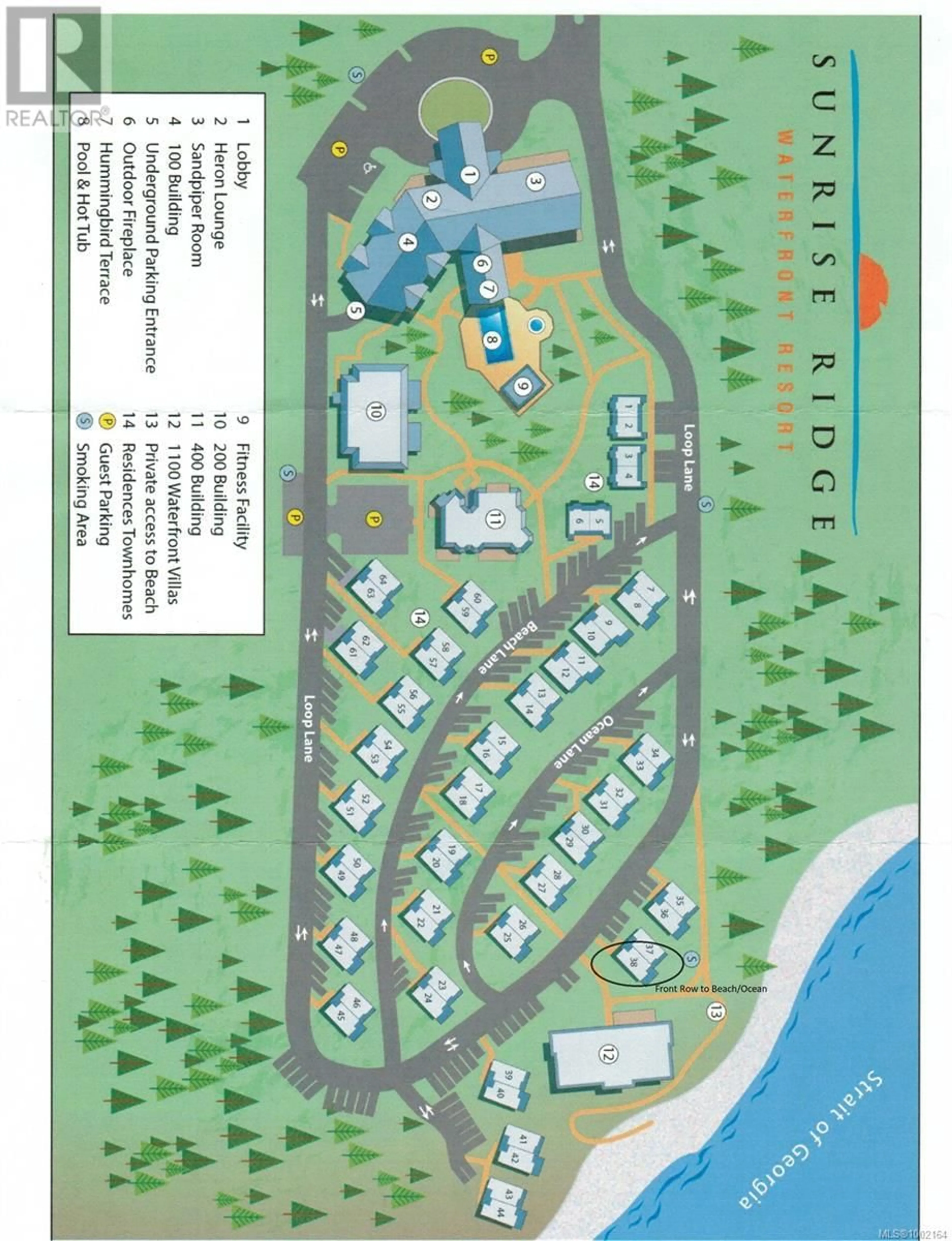Picture of a map for 38 (SL101) - 1175 RESORT DRIVE, Parksville British Columbia V9P2E3