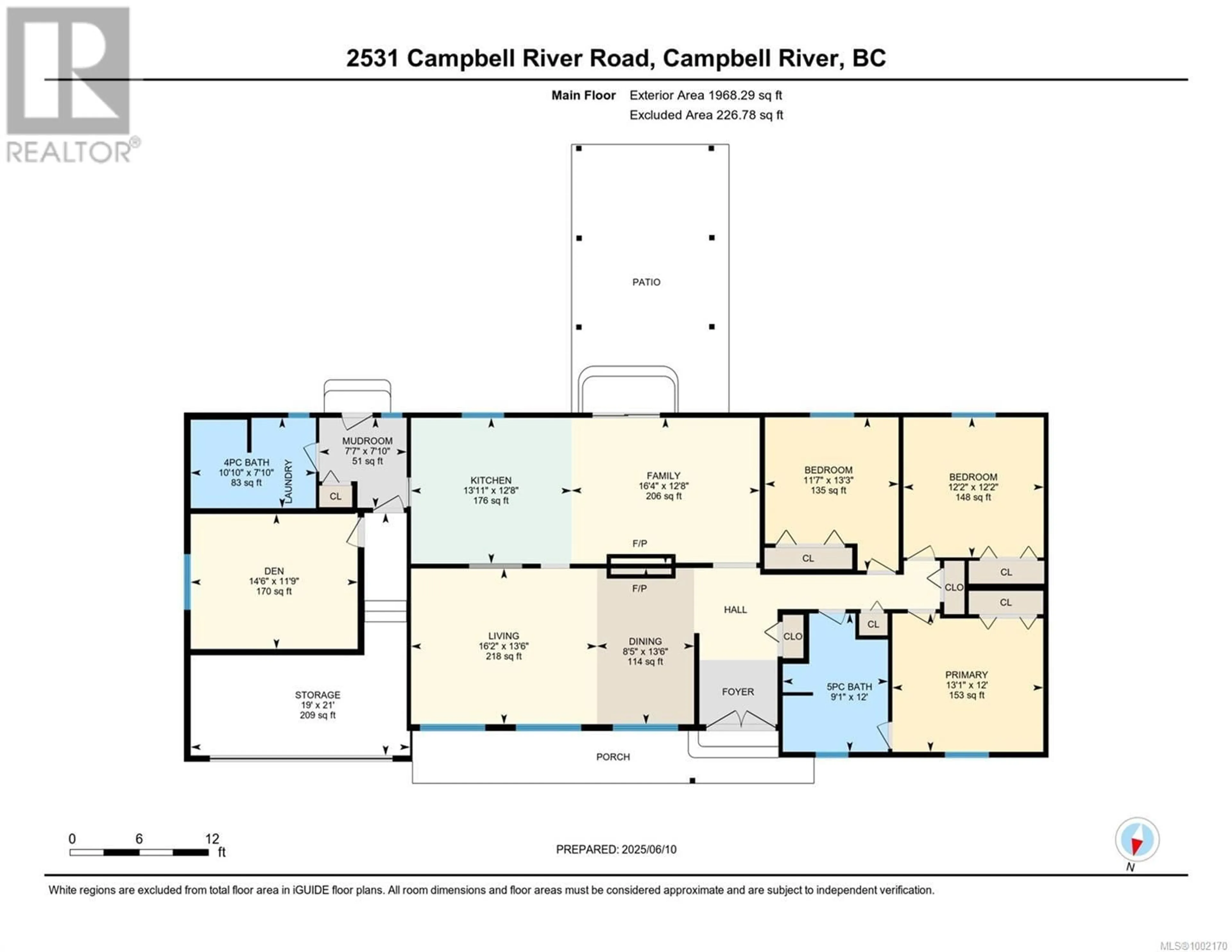 Floor plan for 2531 CAMPBELL RIVER ROAD, Campbell River British Columbia V9W4P1
