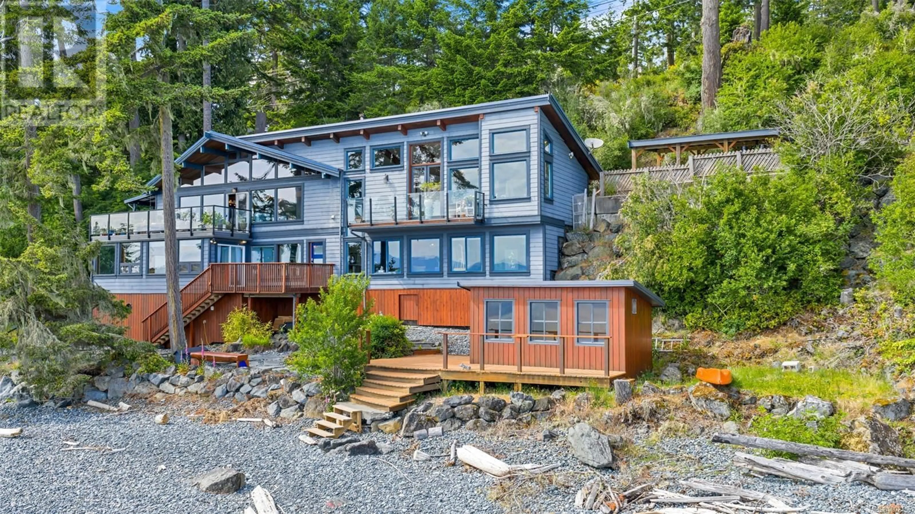 Home with vinyl exterior material, water/lake/river/ocean view for 7995 WEST COAST ROAD, Sooke British Columbia V9Z0R5
