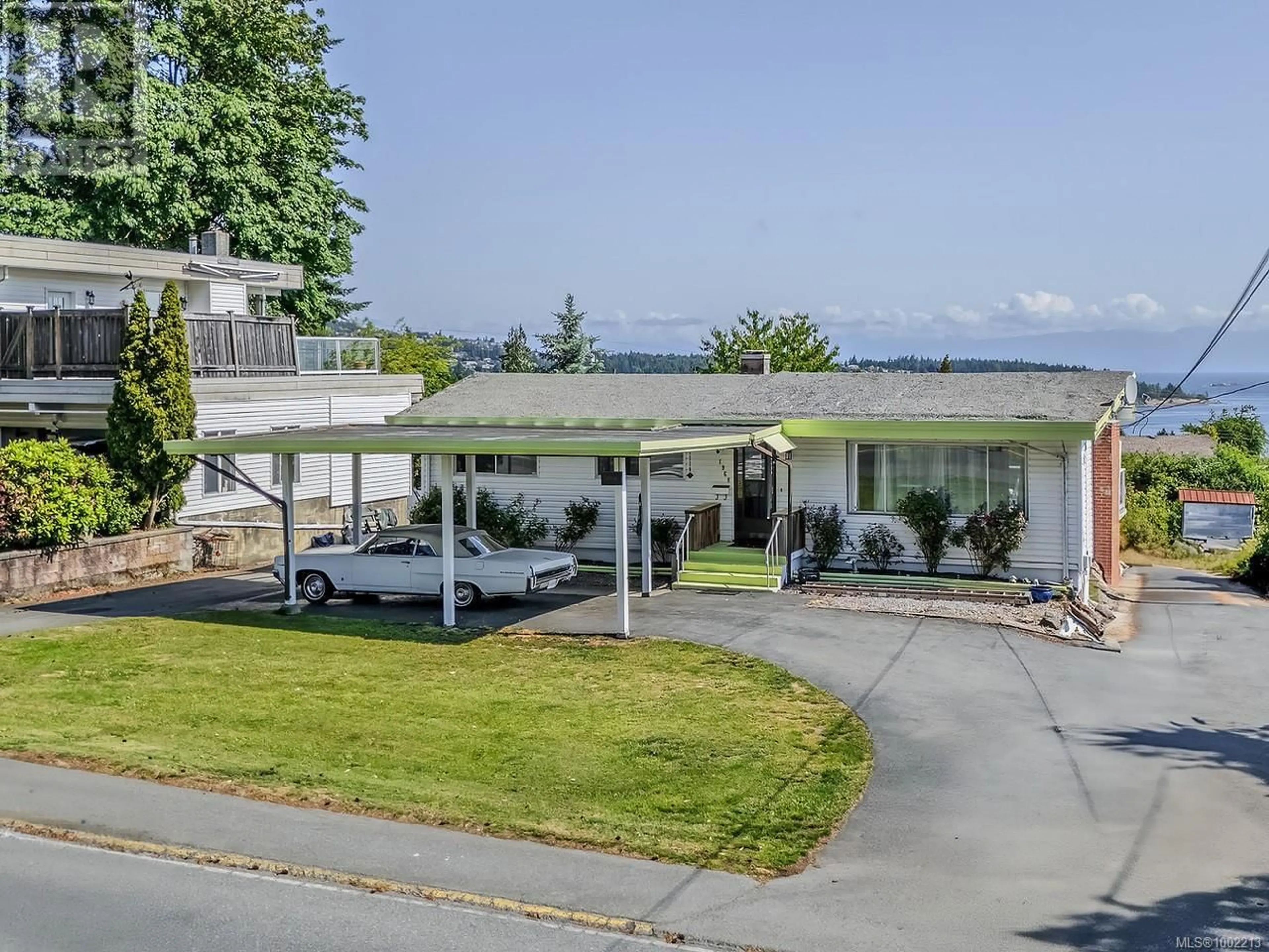 A pic from outside/outdoor area/front of a property/back of a property/a pic from drone, water/lake/river/ocean view for 1968 ESTEVAN ROAD, Nanaimo British Columbia V9S3Z2