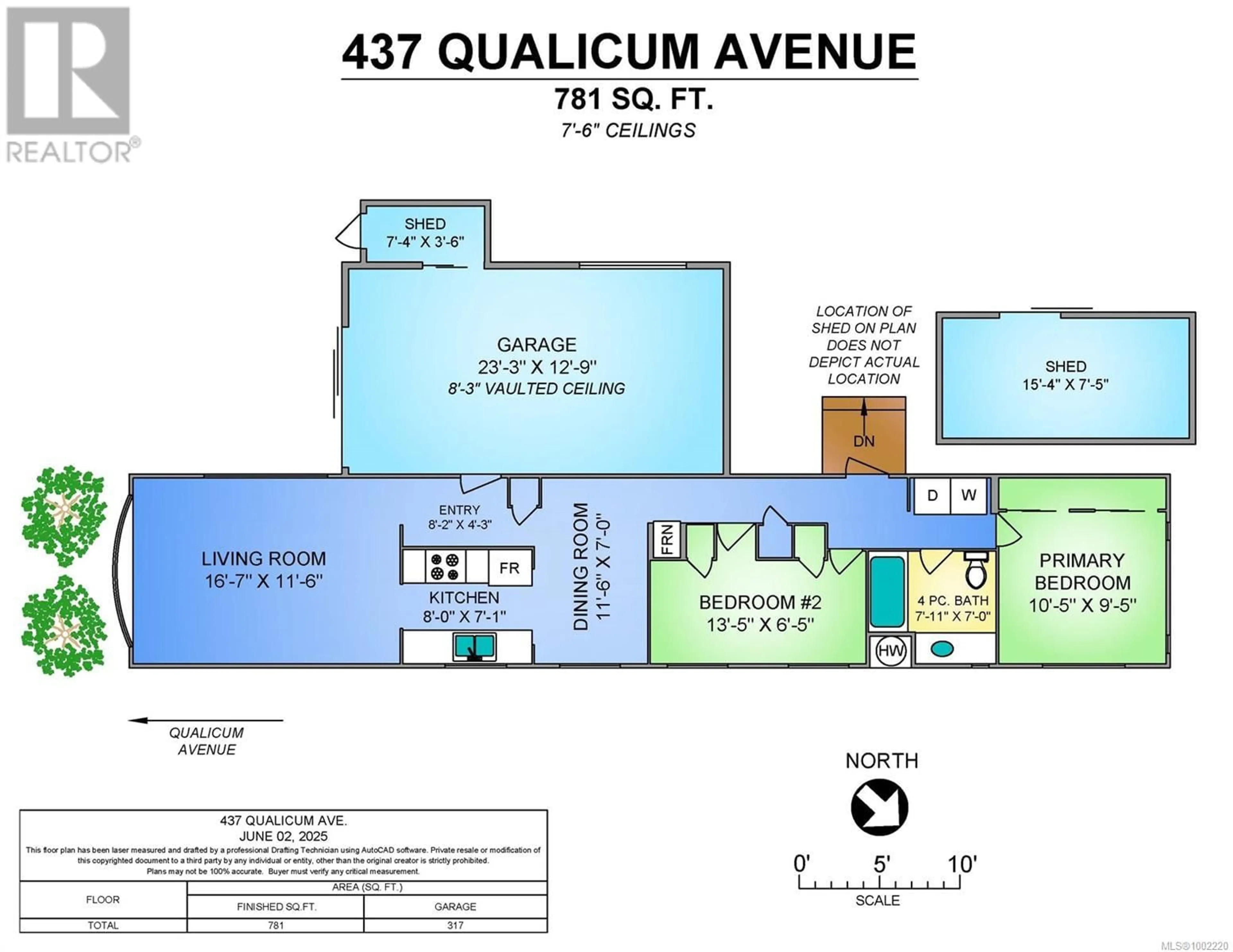 Floor plan for 437 QUALICUM AVENUE, Courtenay British Columbia V9N6Y4