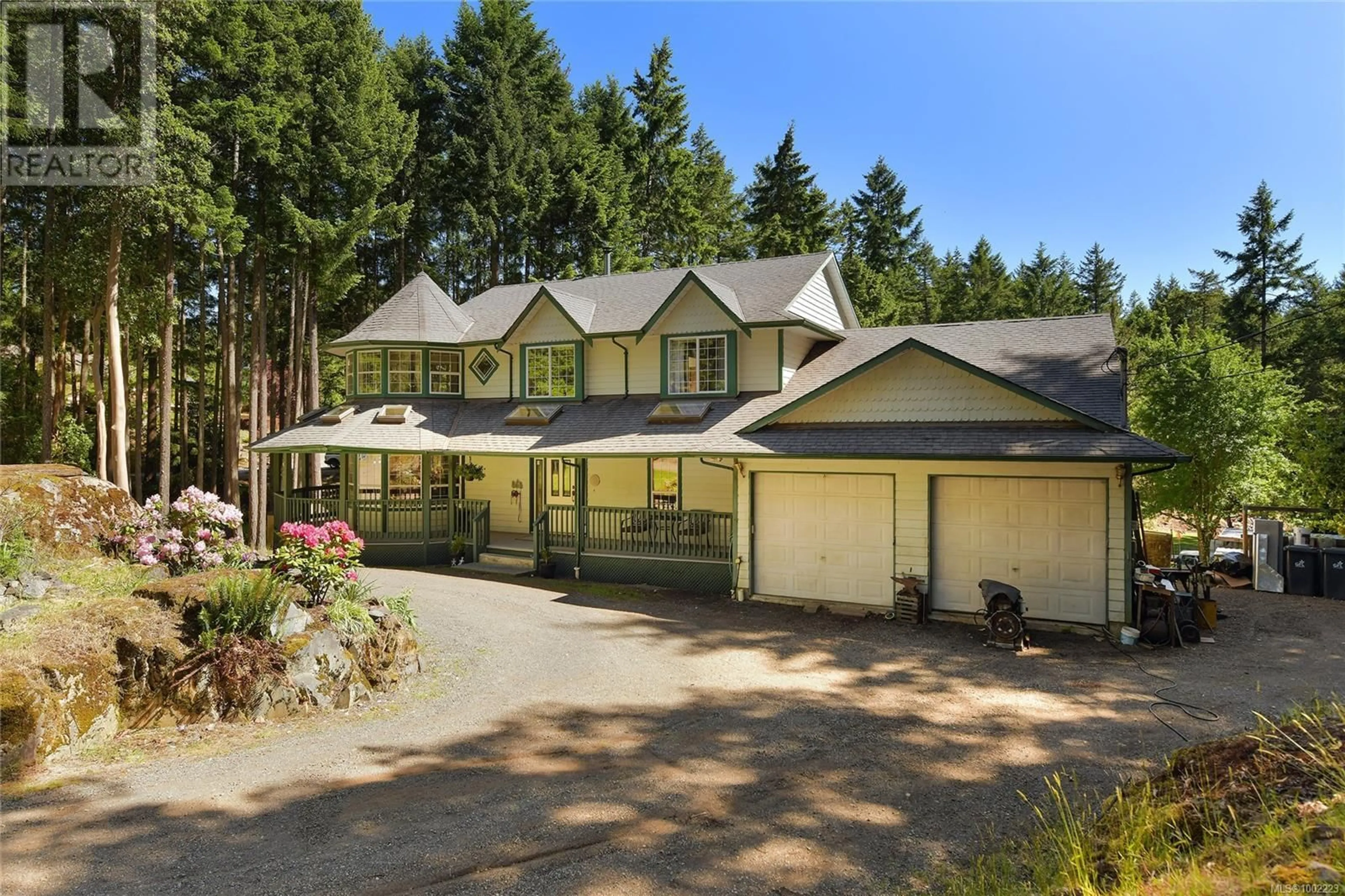 A pic from outside/outdoor area/front of a property/back of a property/a pic from drone, unknown for 1163 ASPEN ROAD, Malahat British Columbia V0R2L0