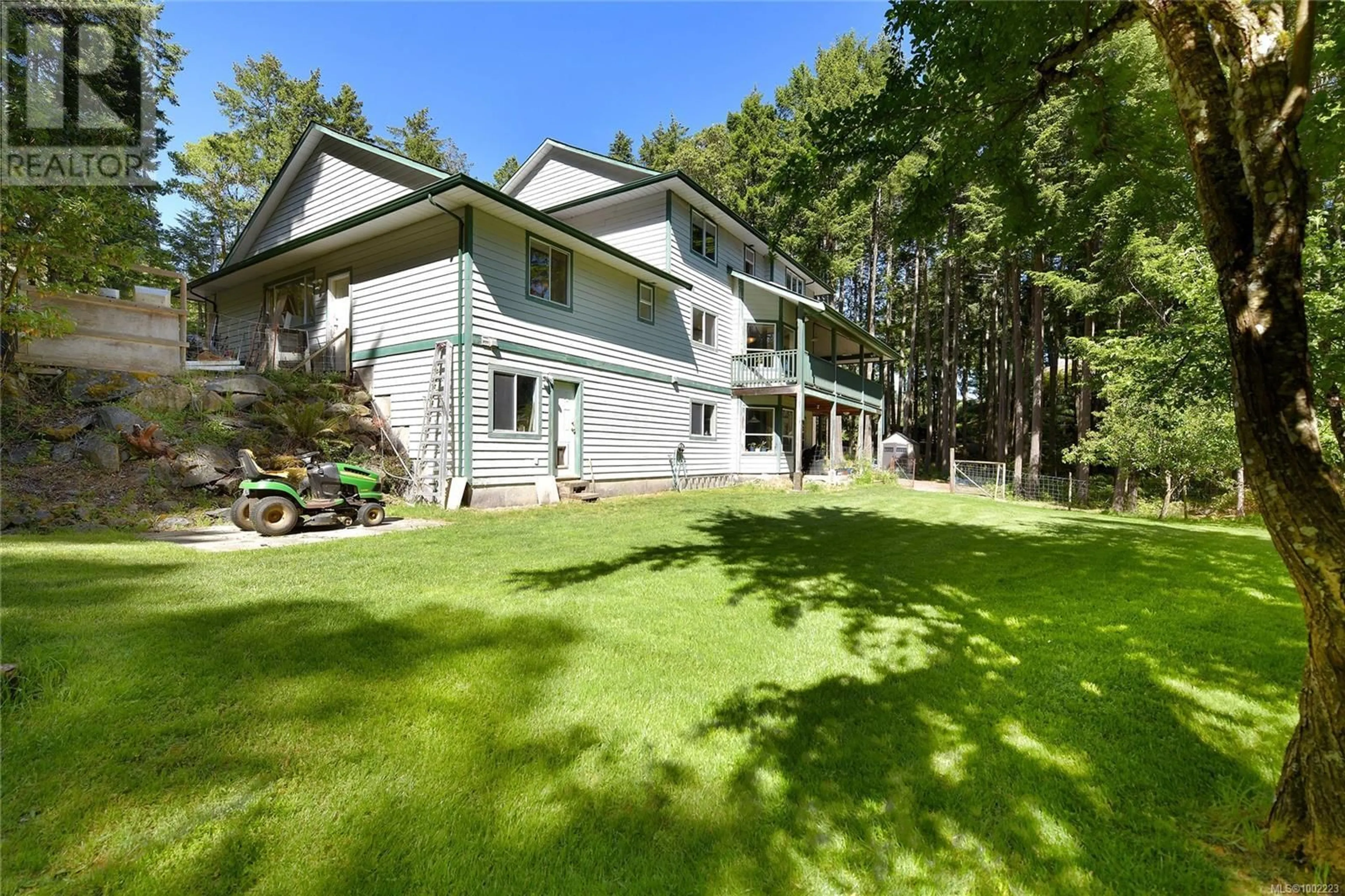 A pic from outside/outdoor area/front of a property/back of a property/a pic from drone, unknown for 1163 ASPEN ROAD, Malahat British Columbia V0R2L0