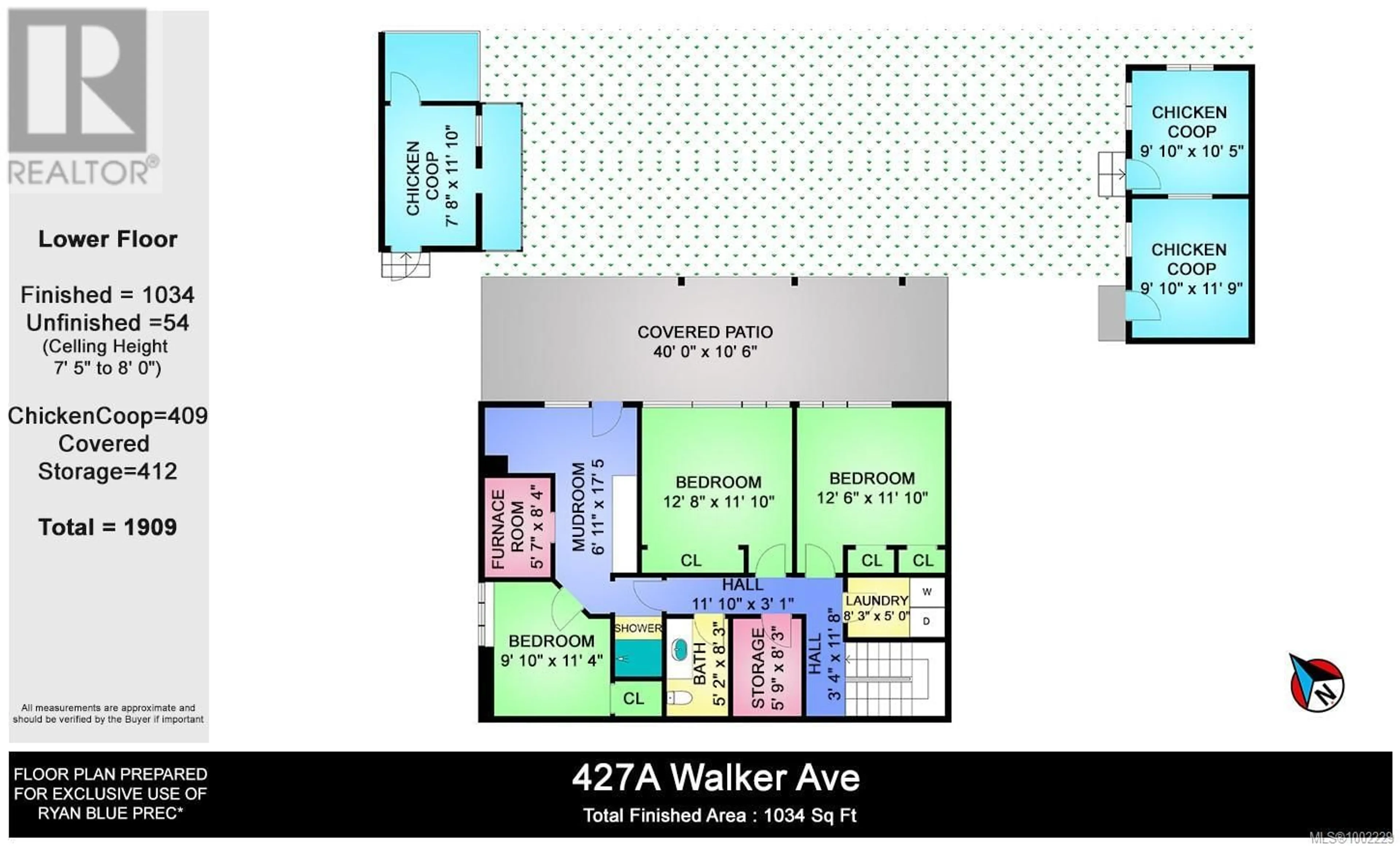 Floor plan for 427A WALKER AVENUE, Ladysmith British Columbia V9G1V7