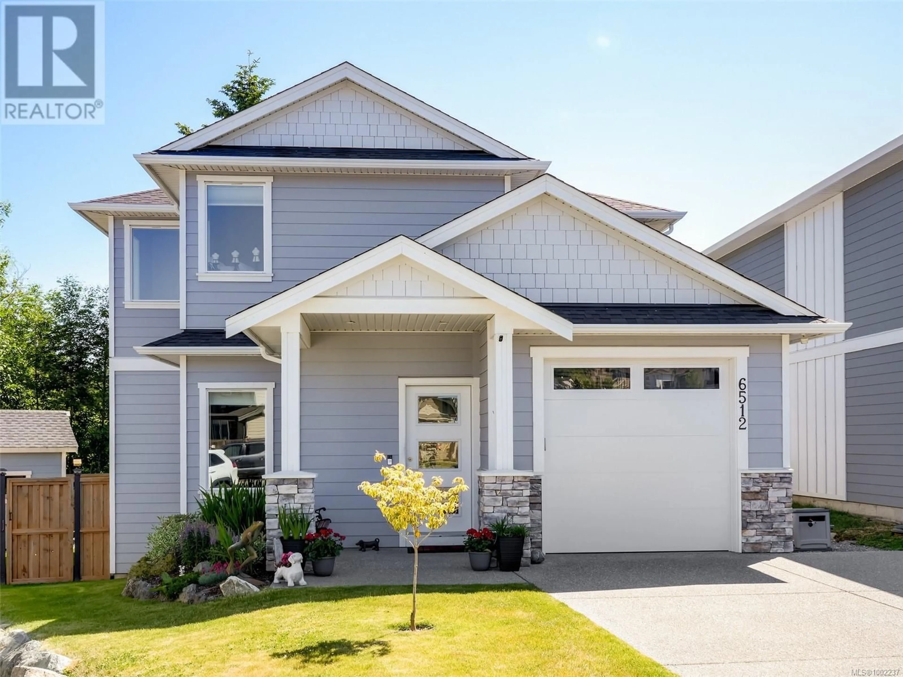Home with vinyl exterior material, street for 6512 NOBLEWOOD PLACE, Sooke British Columbia V9Z0W3